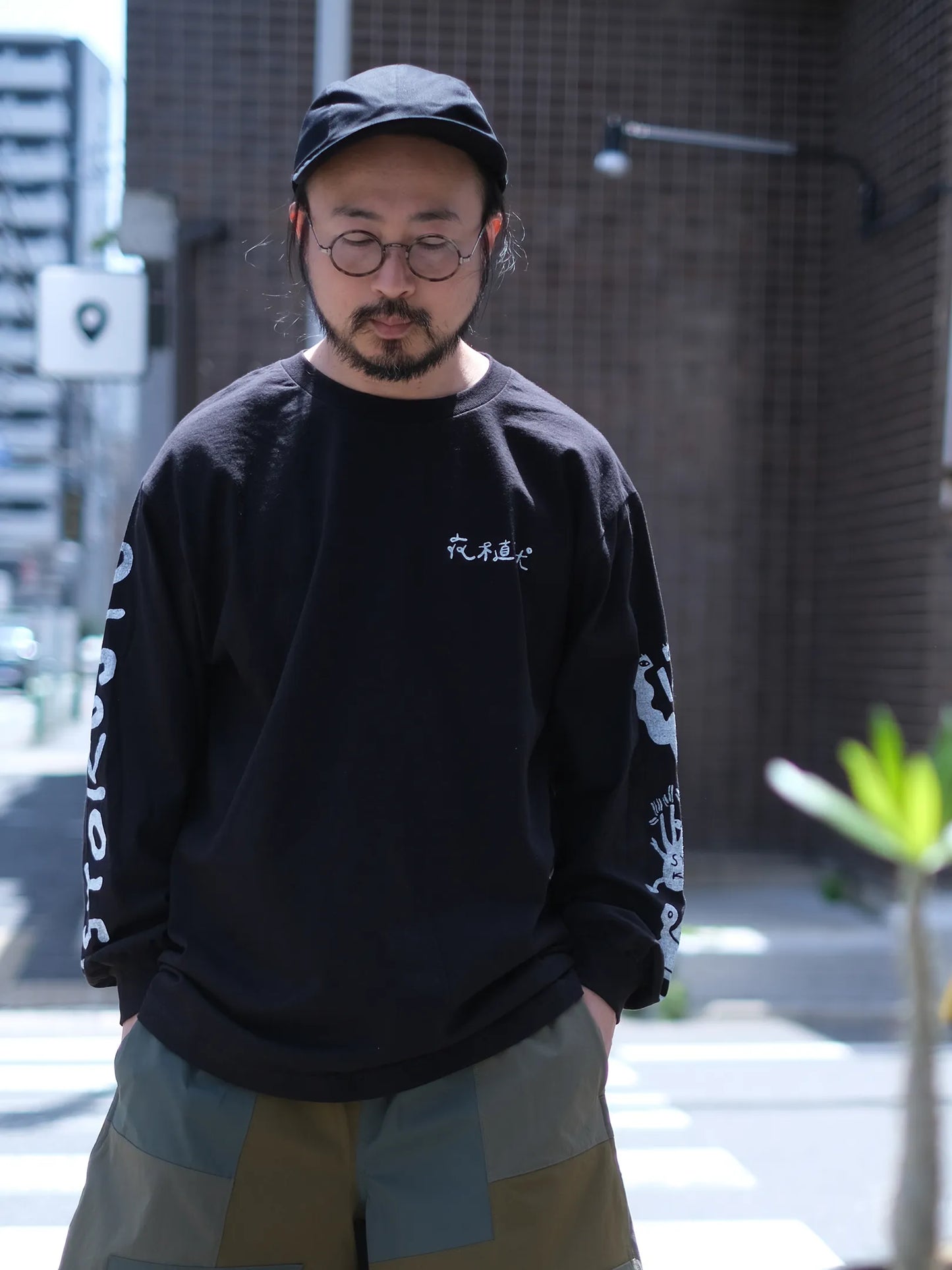 予約受付中!!ISYOKUJYU L/S Tee (BLACK)