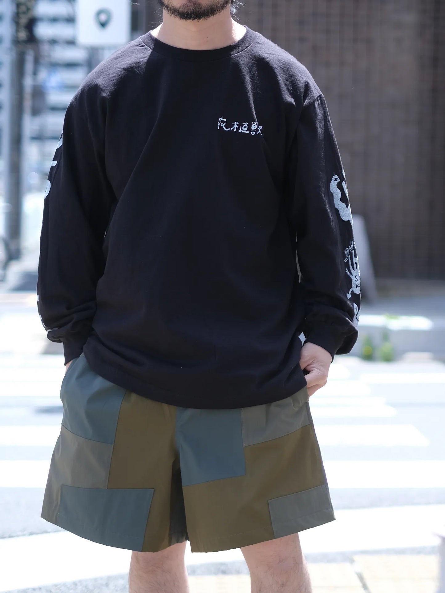 予約受付中!!ISYOKUJYU L/S Tee (BLACK)