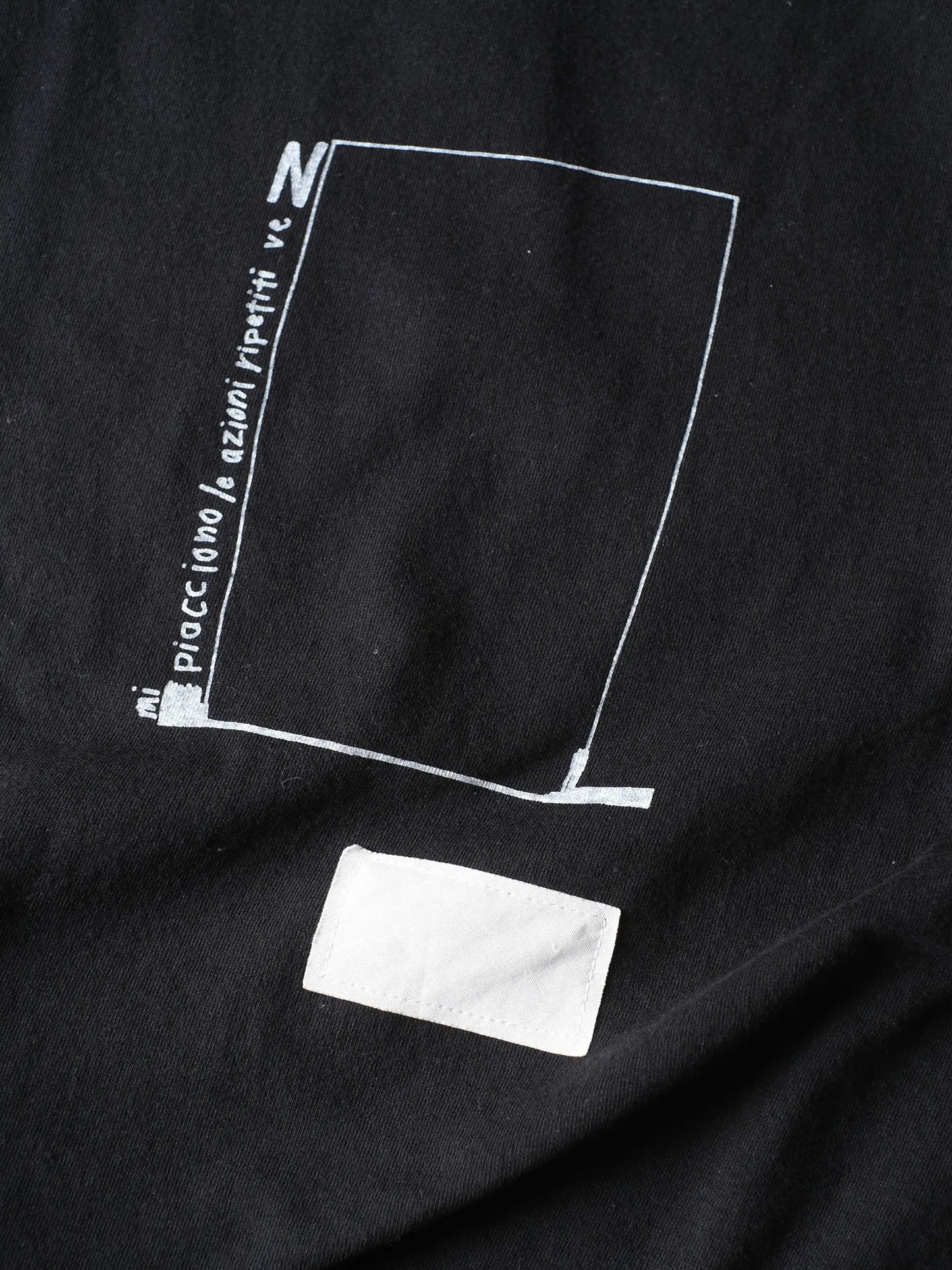 ARTE POVERA "ギルダン RE-「N」プリントT(2colors)"