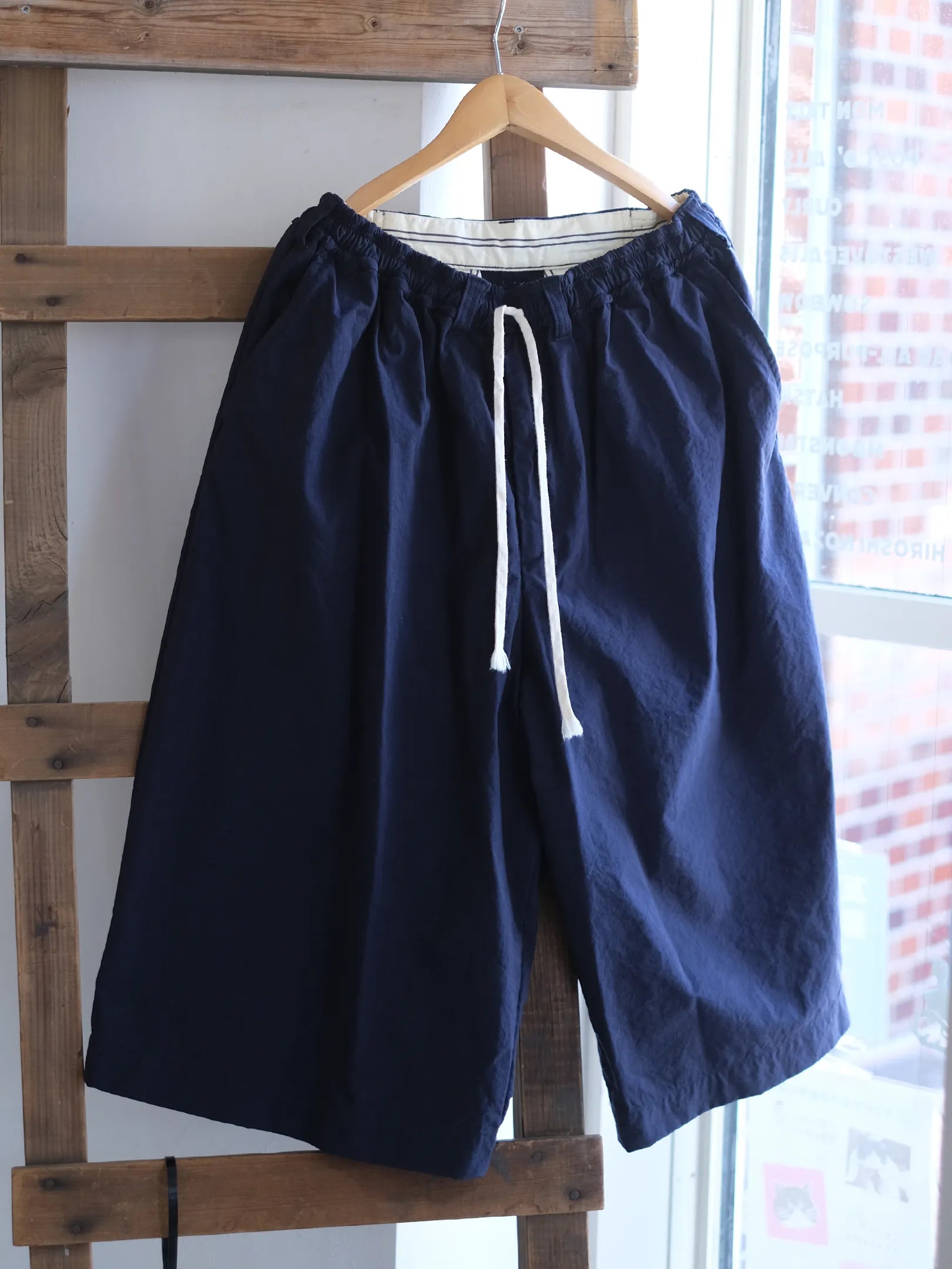 児島新鮮組 "BIG BULB (NAVY COTTON/NYLON)"