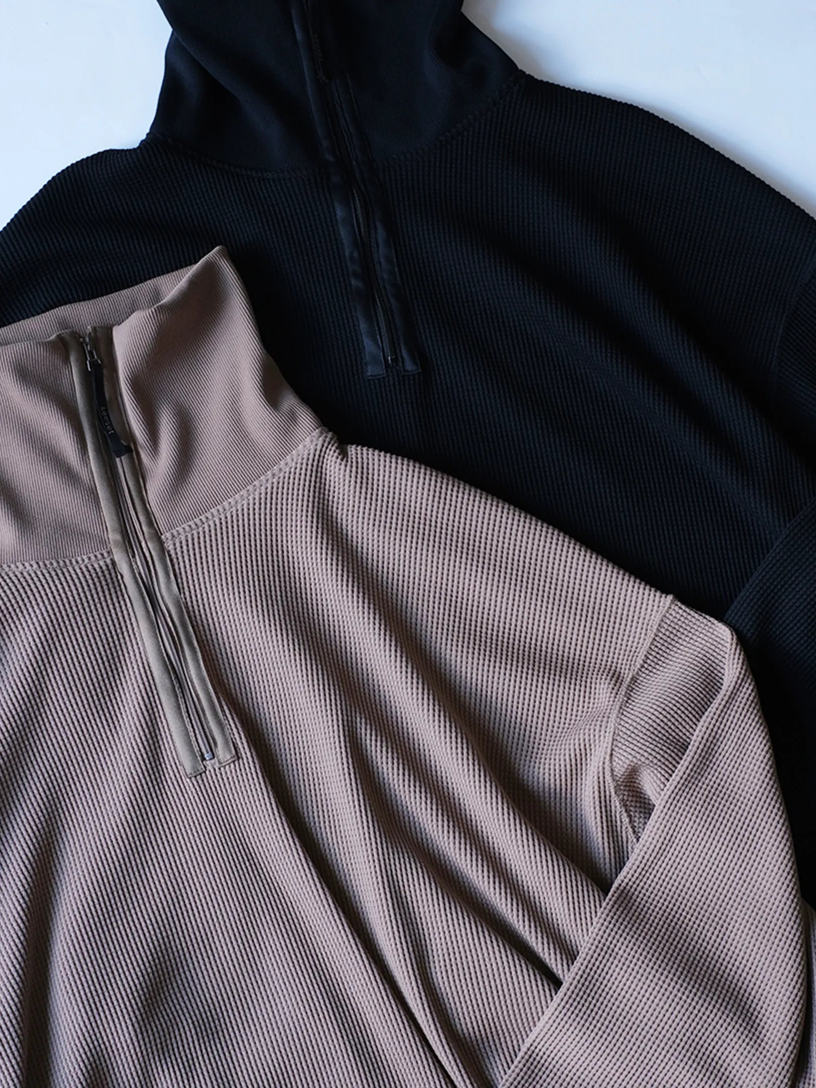 seeset "ECOBLUEワッフル ハイネックT(2colors)"