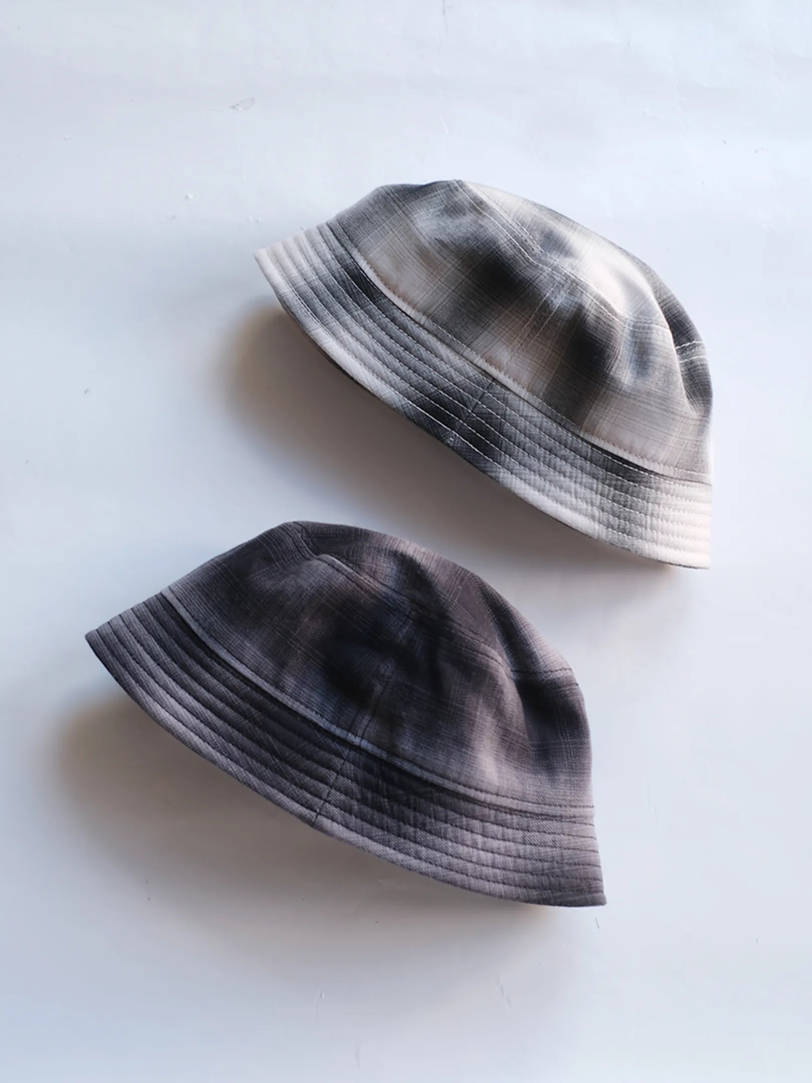 PICKLES "BUCKET SHORTER HAT(2colors,CHECK)"