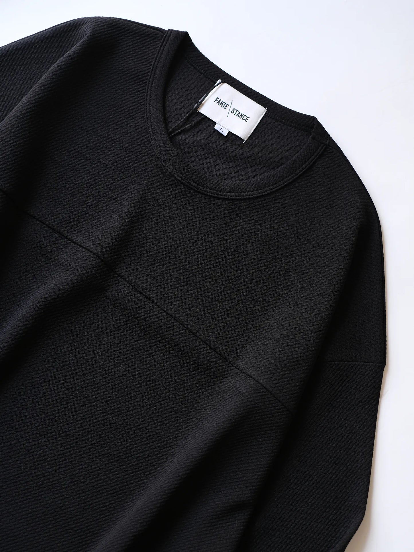 FAKIE STANCE "Hockey Long sleeve (BLACK)"