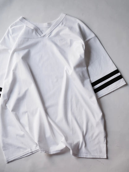 THE SUNNY "FOOTBALL T-SHIRT(WHITE)"