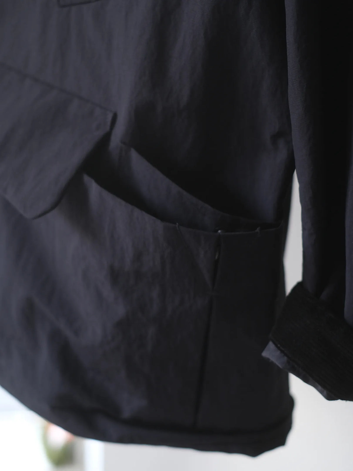 norbit by Hiroshi Nozawa "Salt-Shrinking Nylon Coverall JACKET(NAVY)"