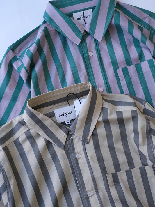 FAKIE STANCE "Stripe Shirt (2colors)"