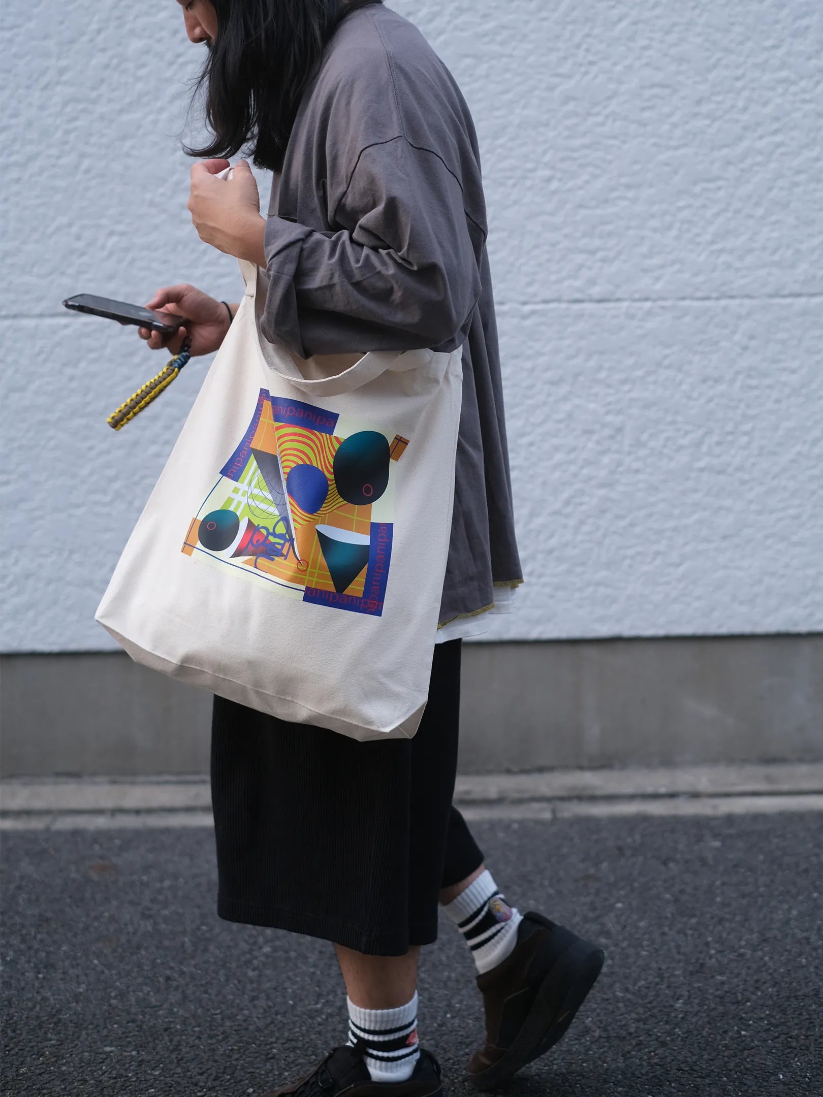 "PANIO REPUBLIC shoulder & tote bag -present past future-"