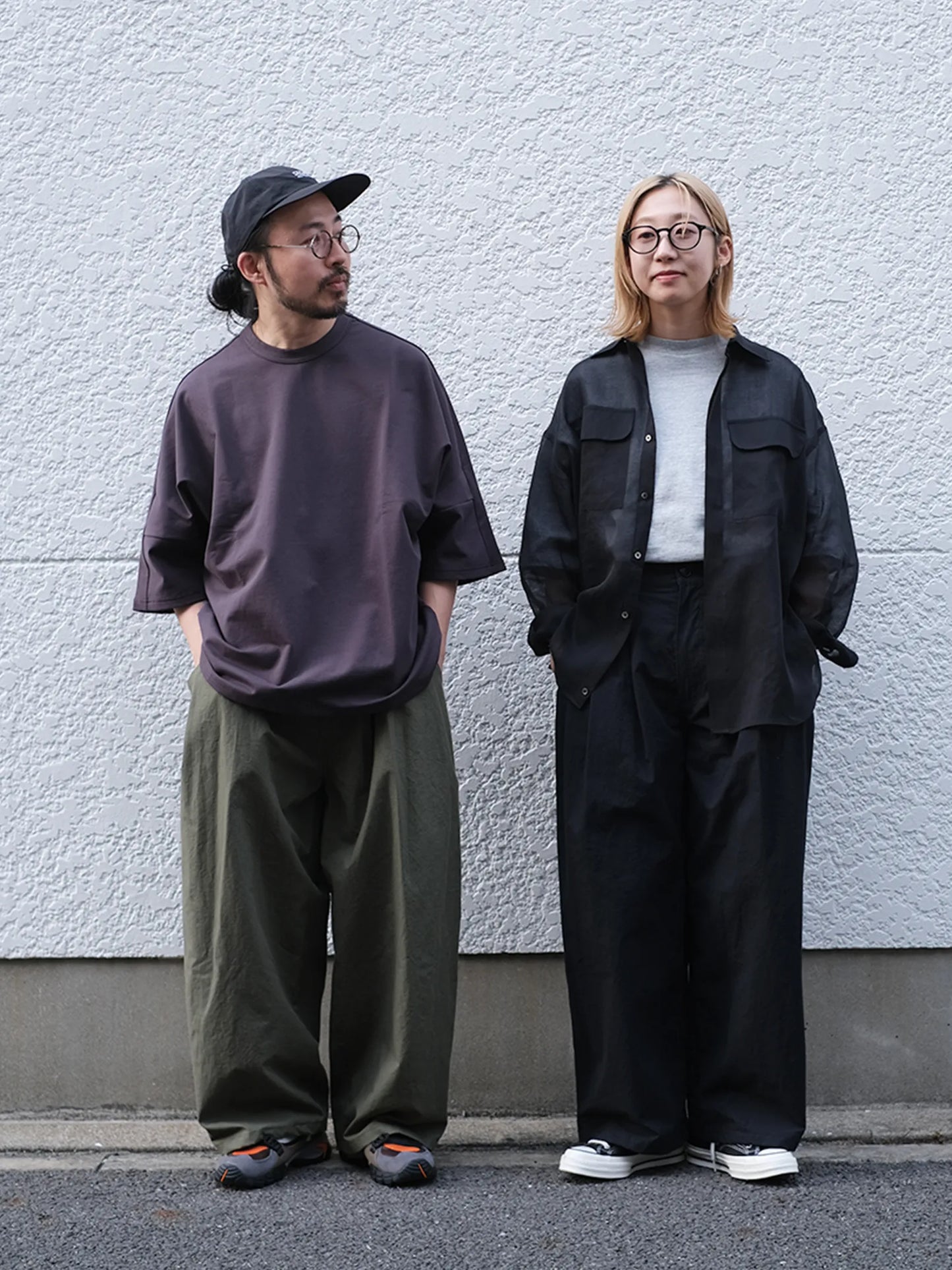 manon "LIP CLOTHTHREE TUCKWIDE PANTS(2colors)"