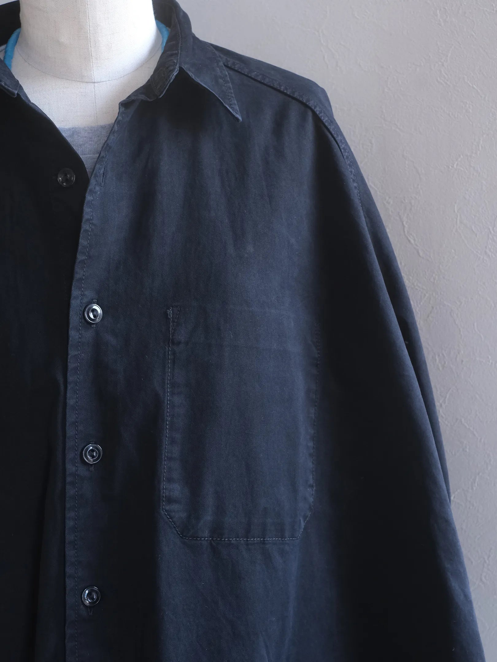 Kha:ki "TENT LINE FATIGUE SHIRT(2colors)"
