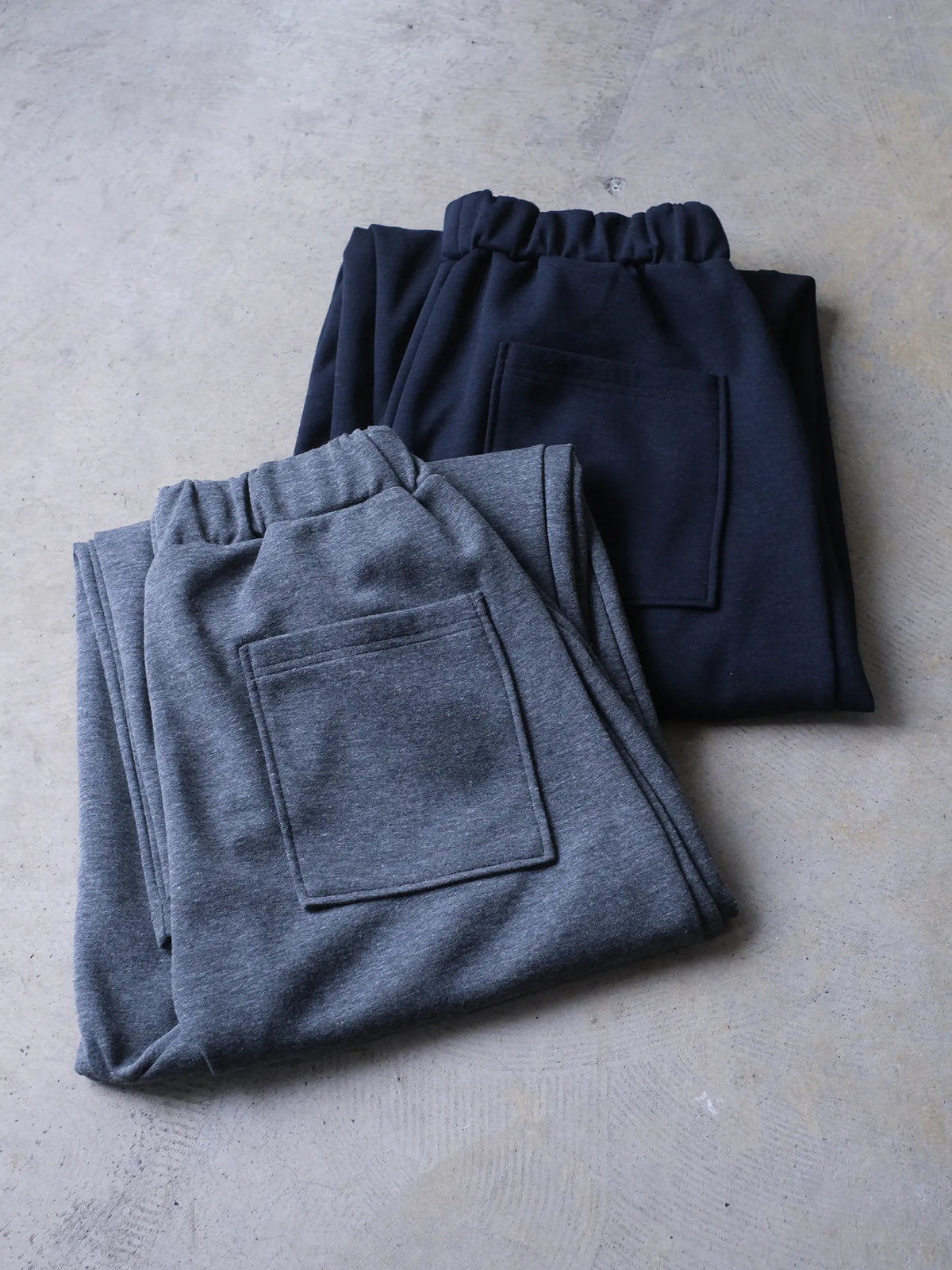 ARTE POVERA "ウール混ダンボールニット 2タックワイドPT(2colors)"