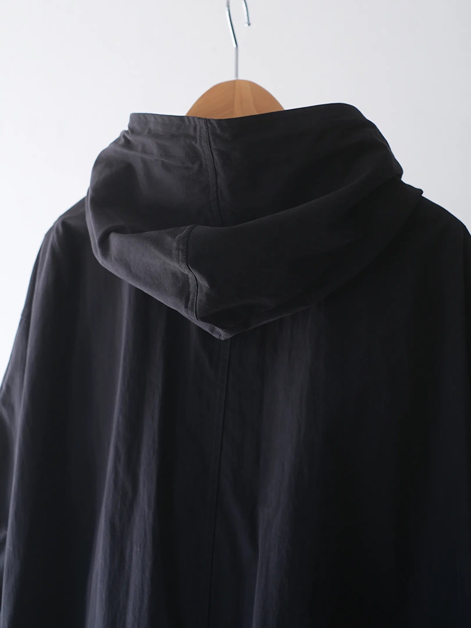 manon "COTTON NYLON HOODCOAT"