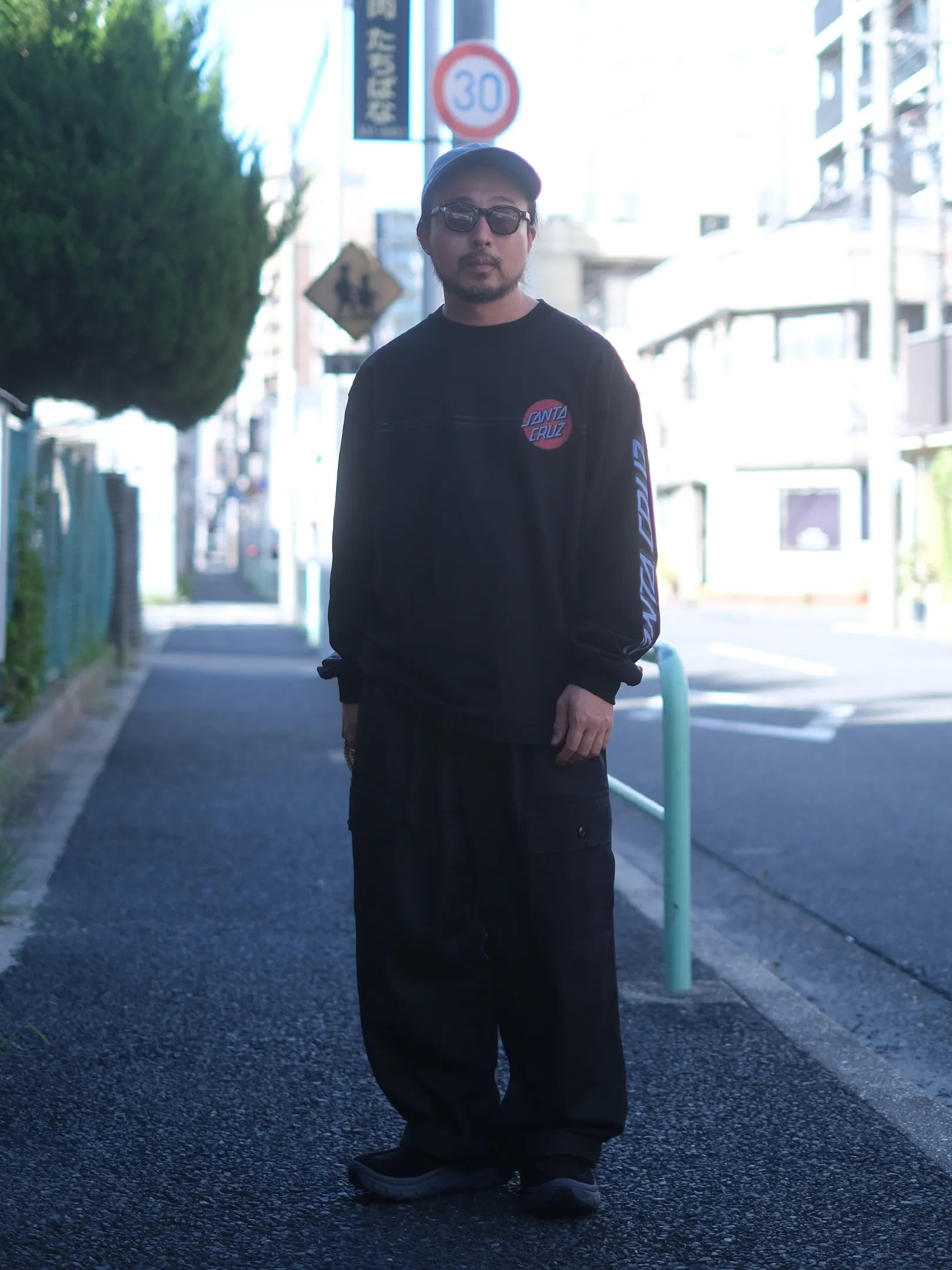8/8 12~ SEDAN ALL-PURPOSE "Santa Cruz / Classic Dot L/S Tee"