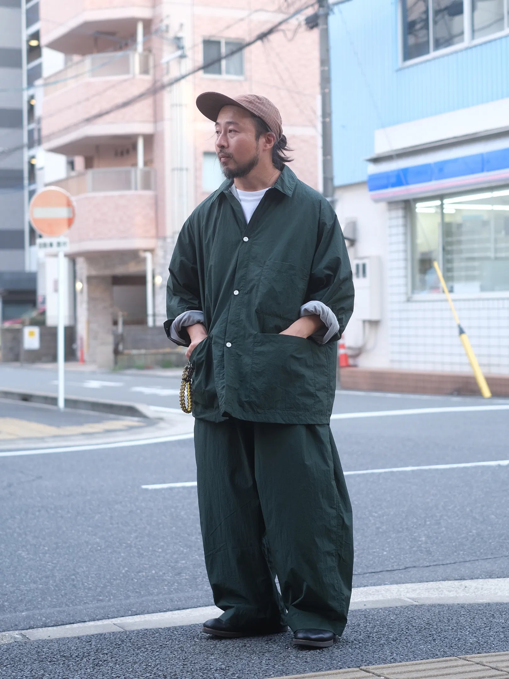 SOWBOW "Sport Jacket H / Tie-Dye Indigo"