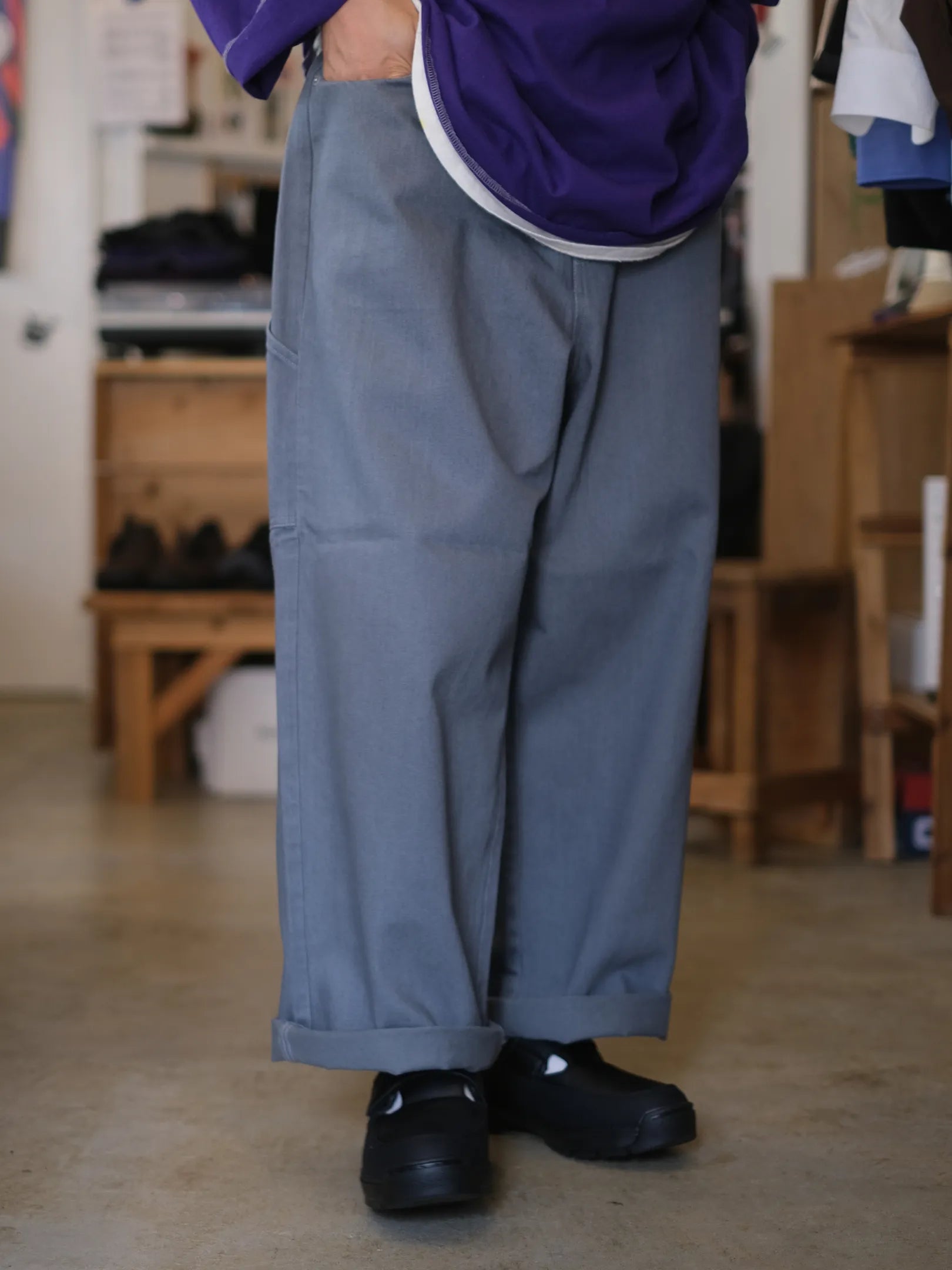 NAPRON “PAINTER MONPE(GRAY)"