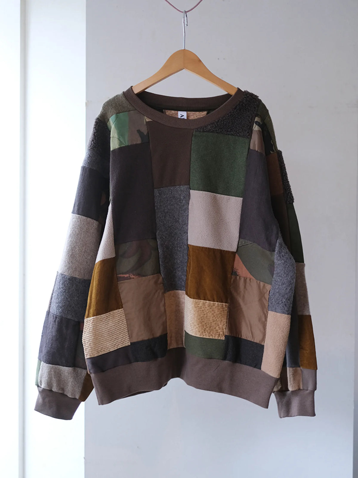 ARTE POVERA "ARMEE MIXファブリック RE-パッチワーククルースウェット"
