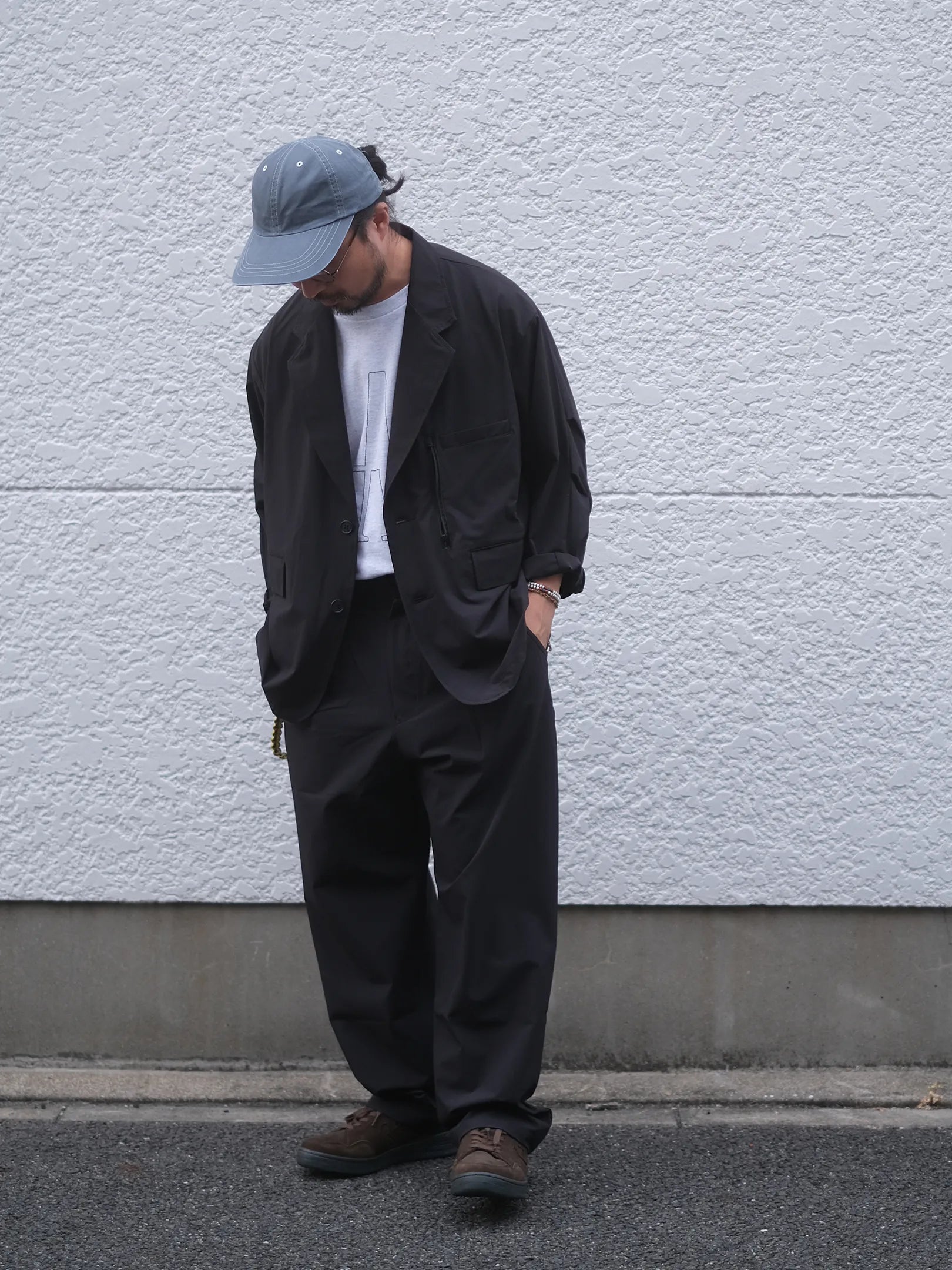 FAKIE STANCE　"D-40 Nylon Stretch BLK"