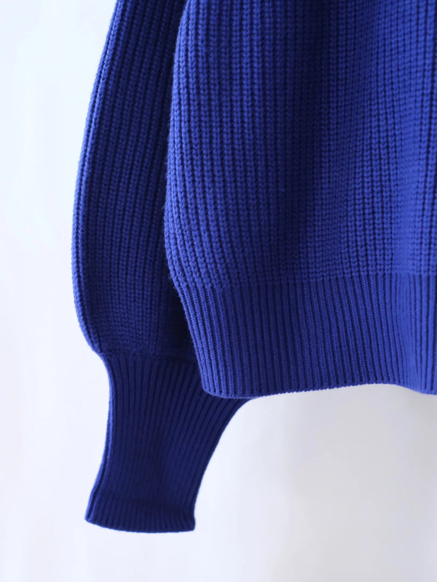 Kha:ki "HALF ZIP MIL KNIT TOP"