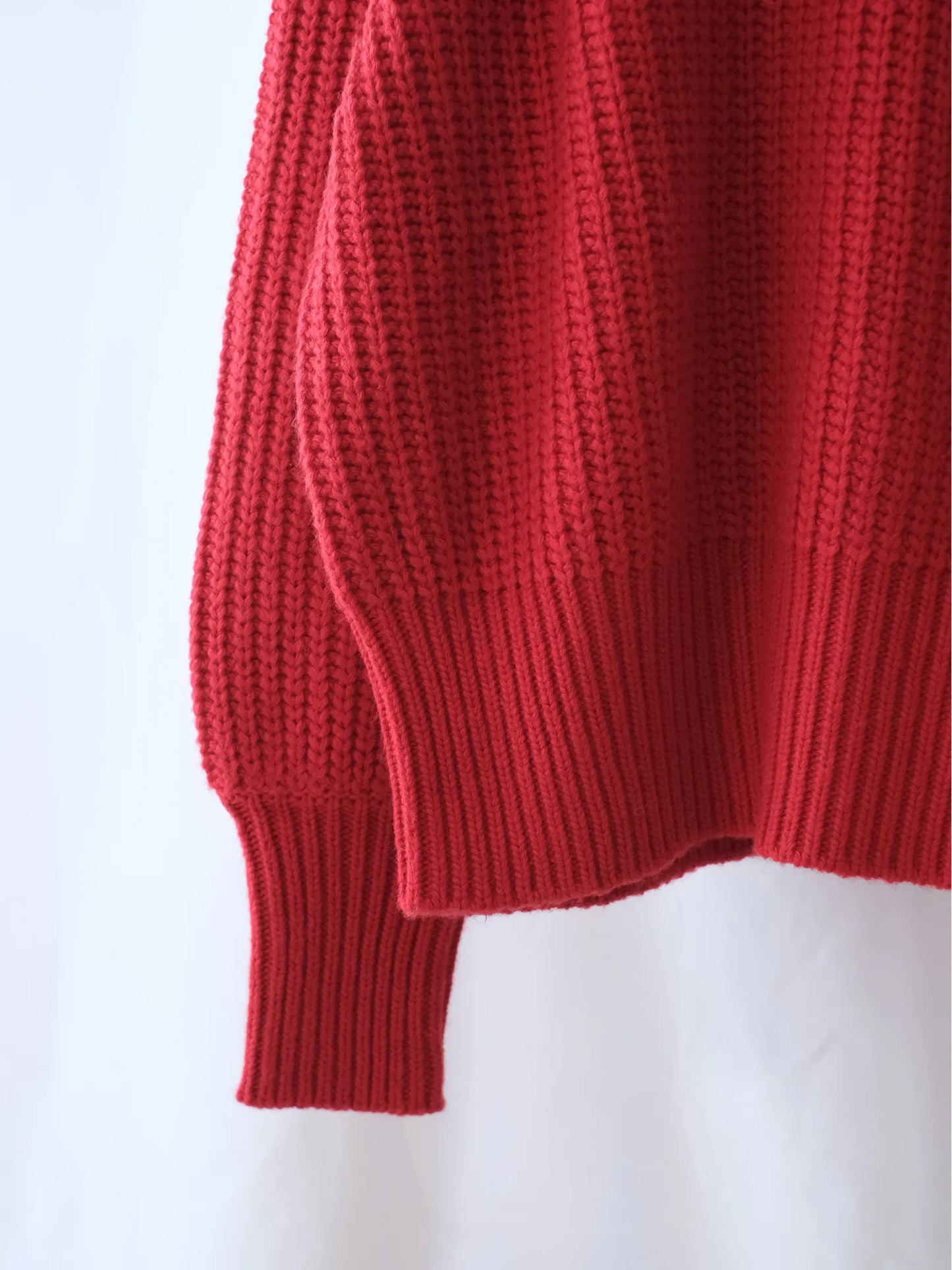 manon "LOW GAUGE HIGH NECK OVER KNIT(2colors)"