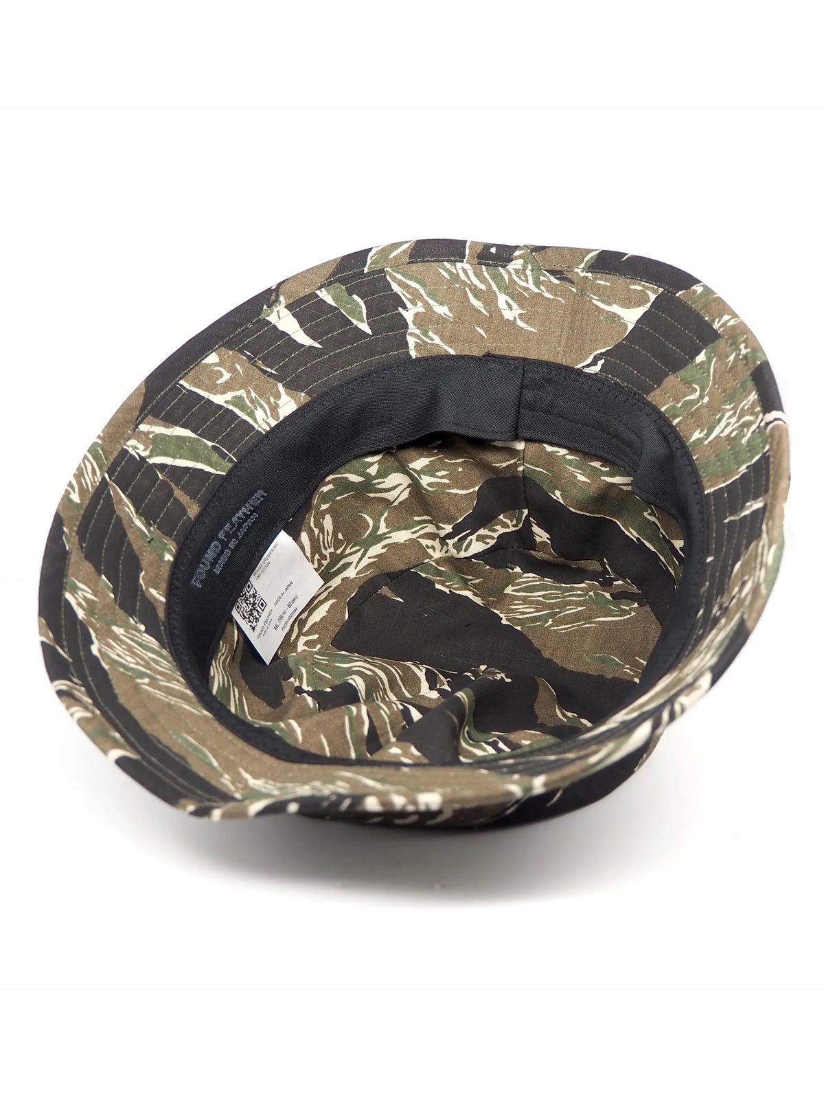 FOUND FEATHER "NEW Boonie Crusher Hat // MIL SPEC Tiger Camo (ML)"