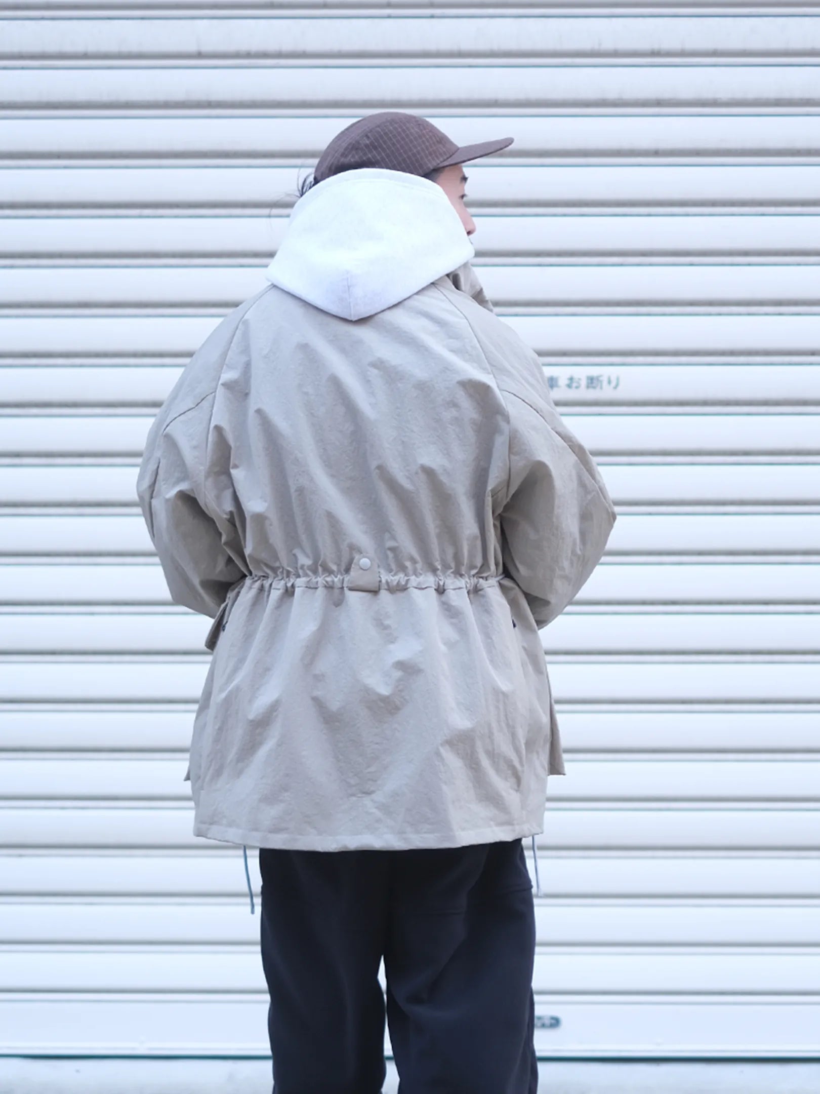 norbit by Hiroshi Nozawa "Printed patch mountain parka(GRAY)"