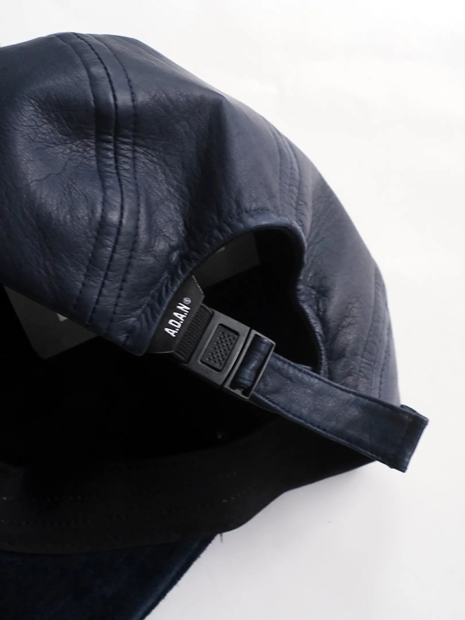 A.D.A.N "LEATHER 2TONE JET CAP"