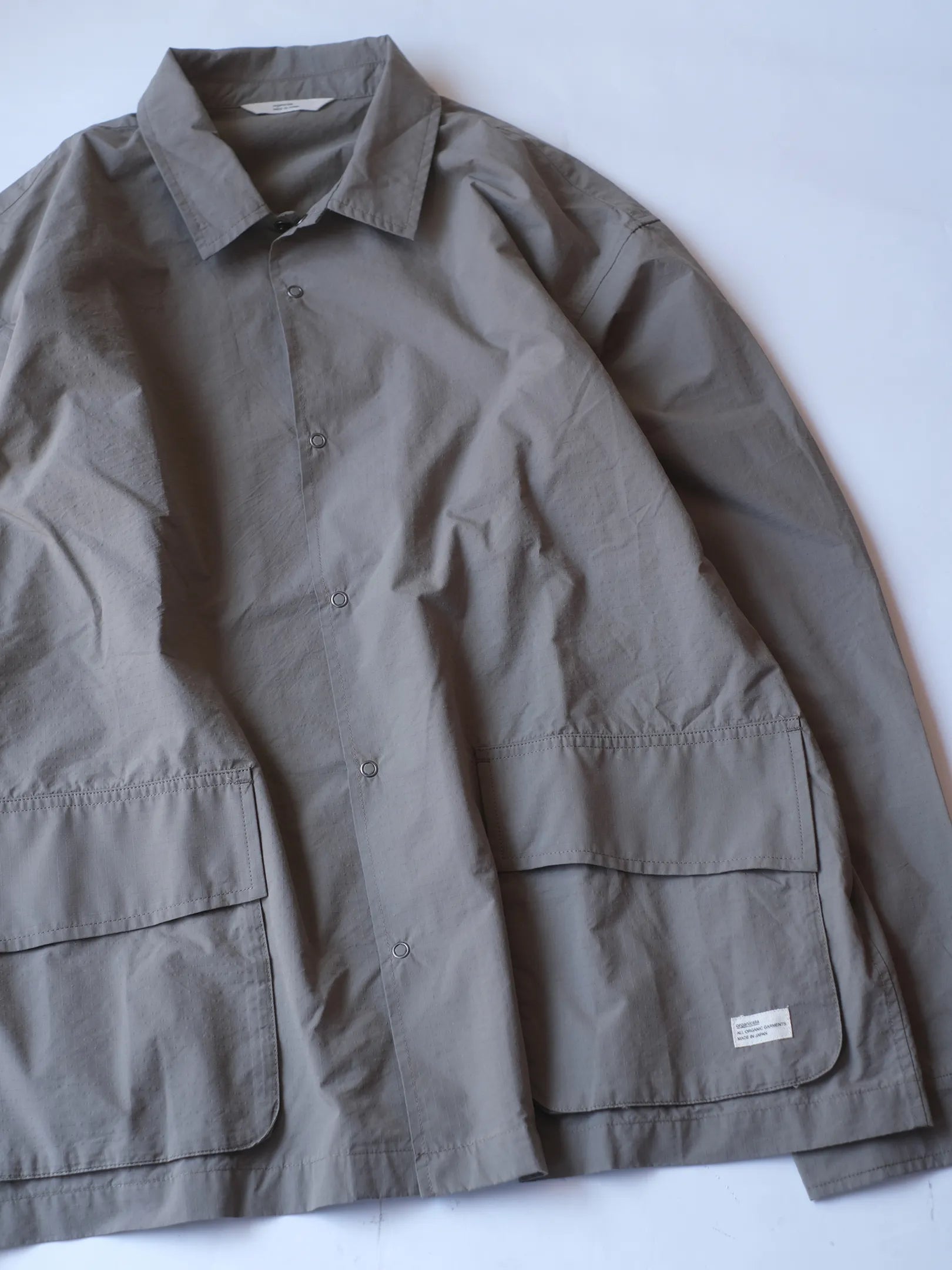 organicsta  "ORGANIC COTTON×CORDURA® RIPSTOP FIELD SHIRT JACKET(2colors)"