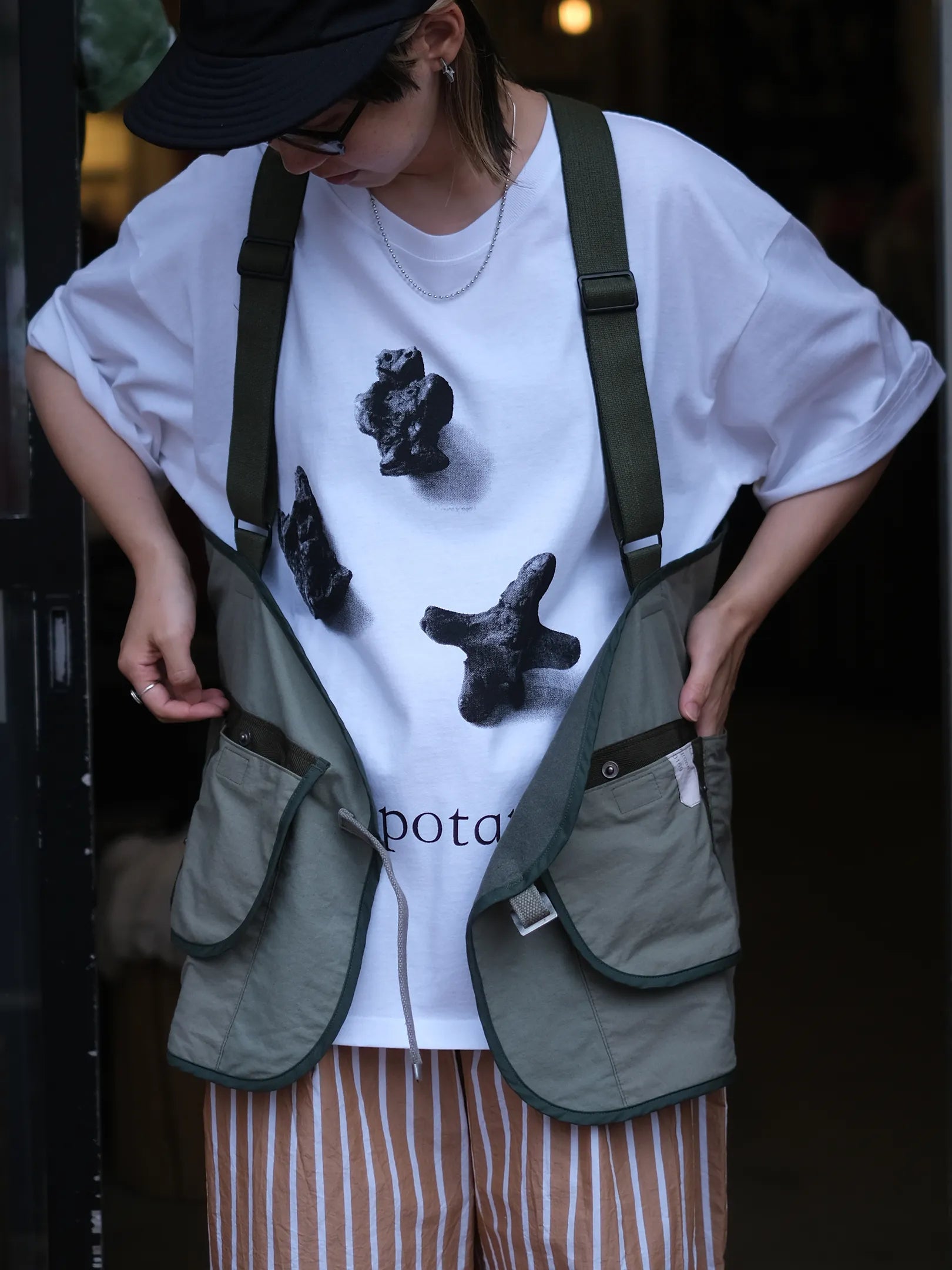 ARTE POVERA "オランダシェラフ染 REベスト&BAG 2way"