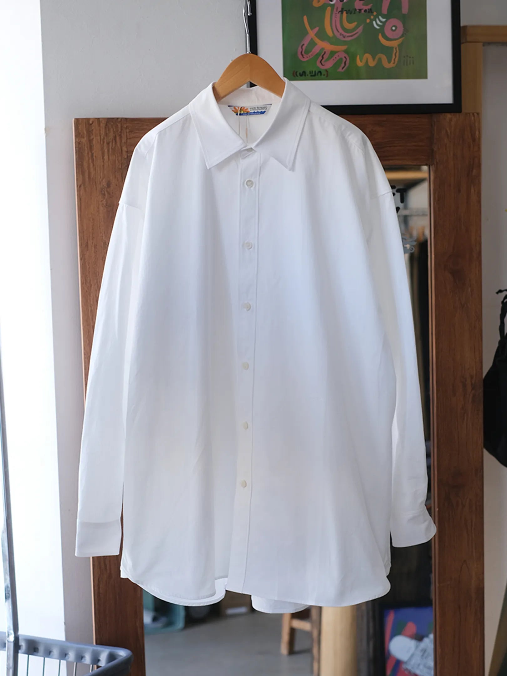 THE SUNNY "LUCKY BIG SHIRTS(WHITE)"