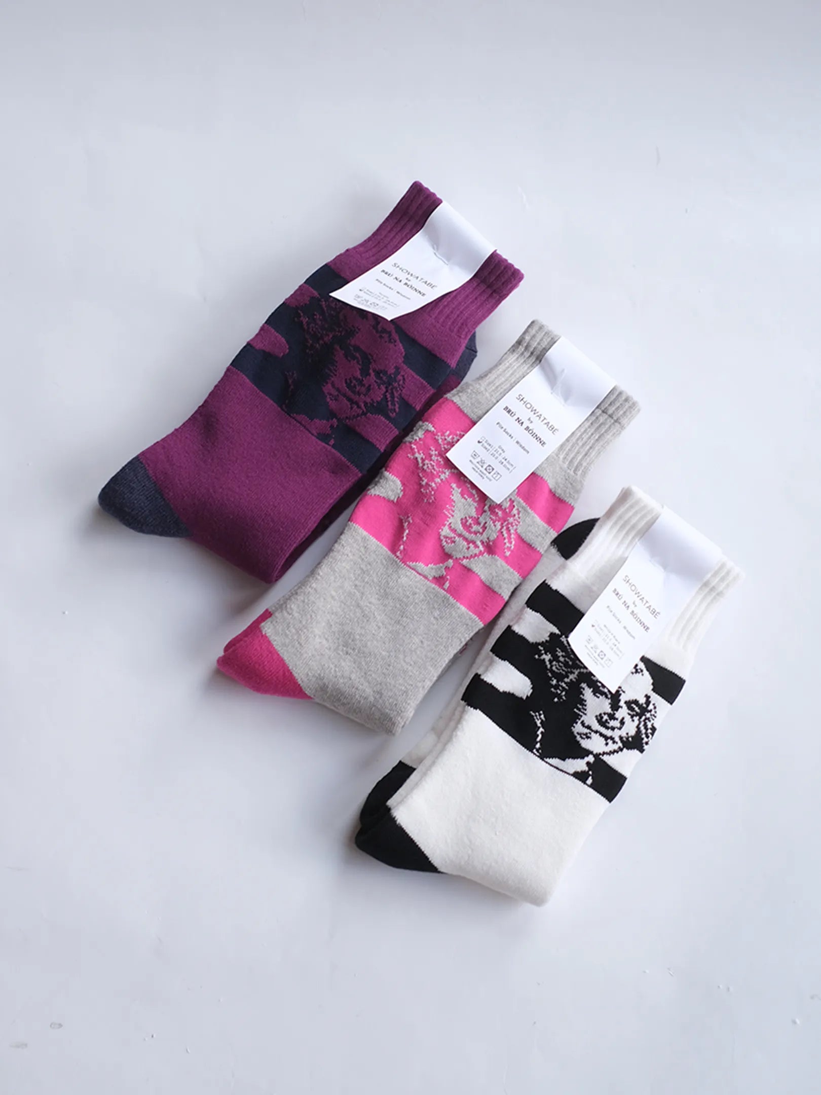 SHOWATABÉ by BRÚ NA BÓINNE "Pile Socks｜Wisdom"