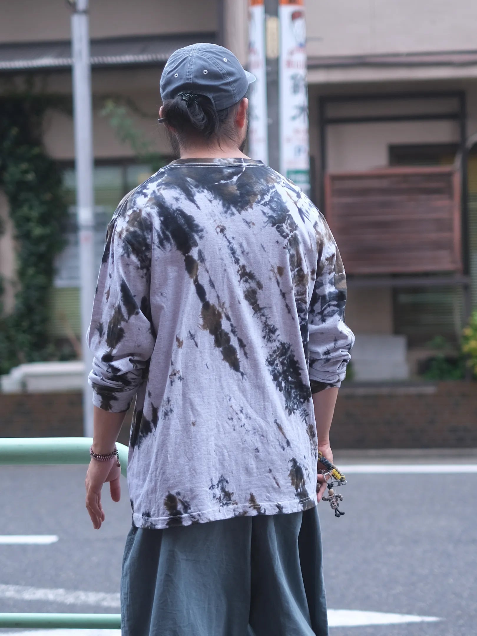 Panio 　"L/S Tee-HAND DYED(A)"