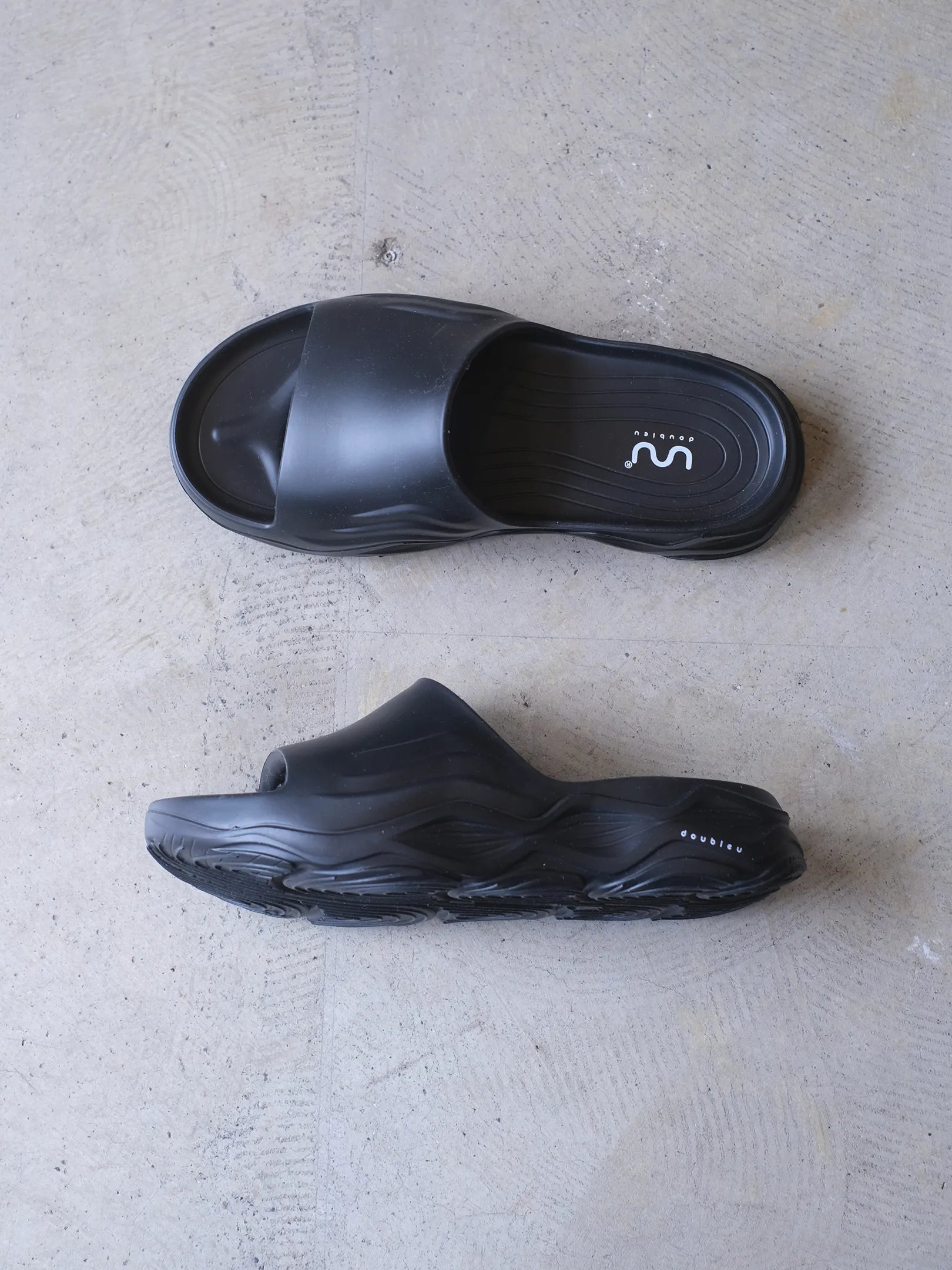 doubleu "ULTRA SPORTY SLIDE - MEN (BLACK)"