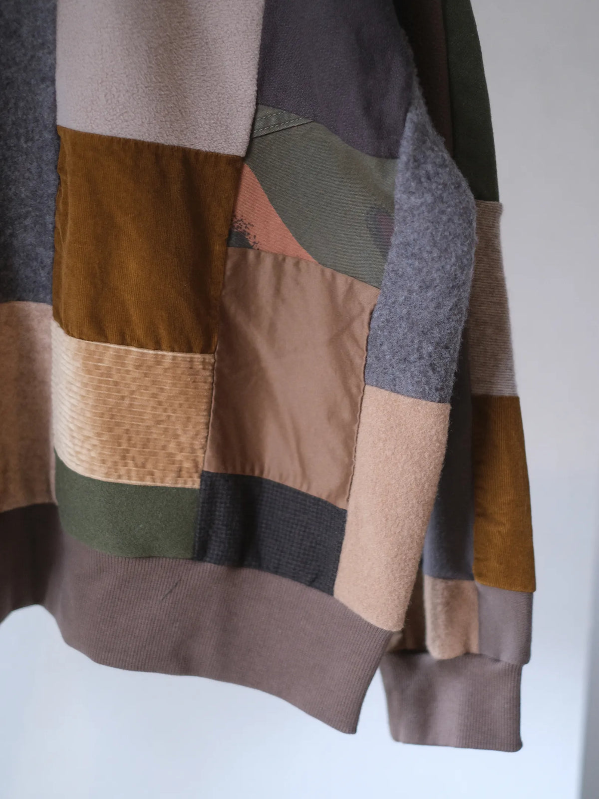 ARTE POVERA "ARMEE MIXファブリック RE-パッチワーククルースウェット"