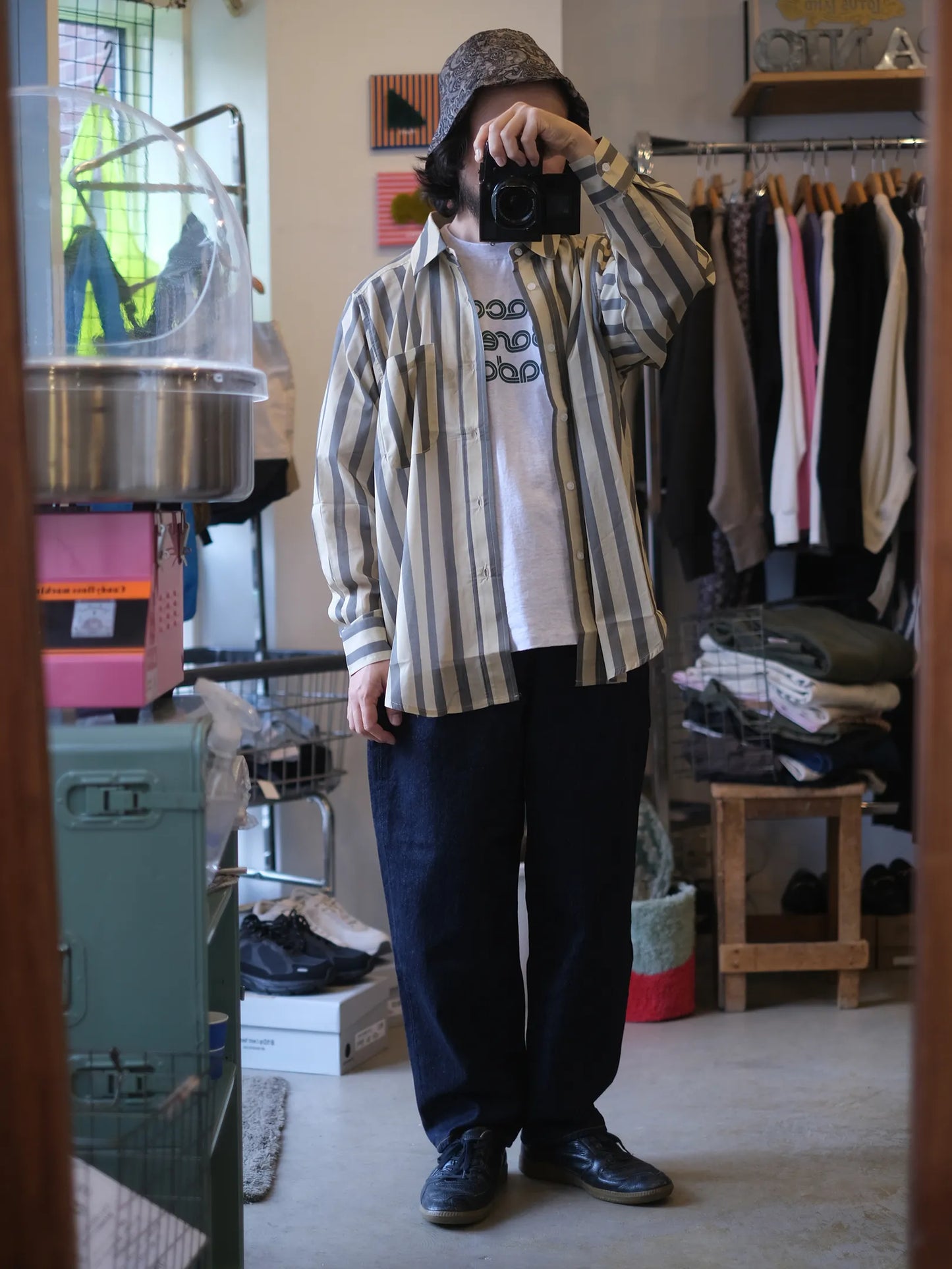 FAKIE STANCE "Stripe Shirt (2colors)"