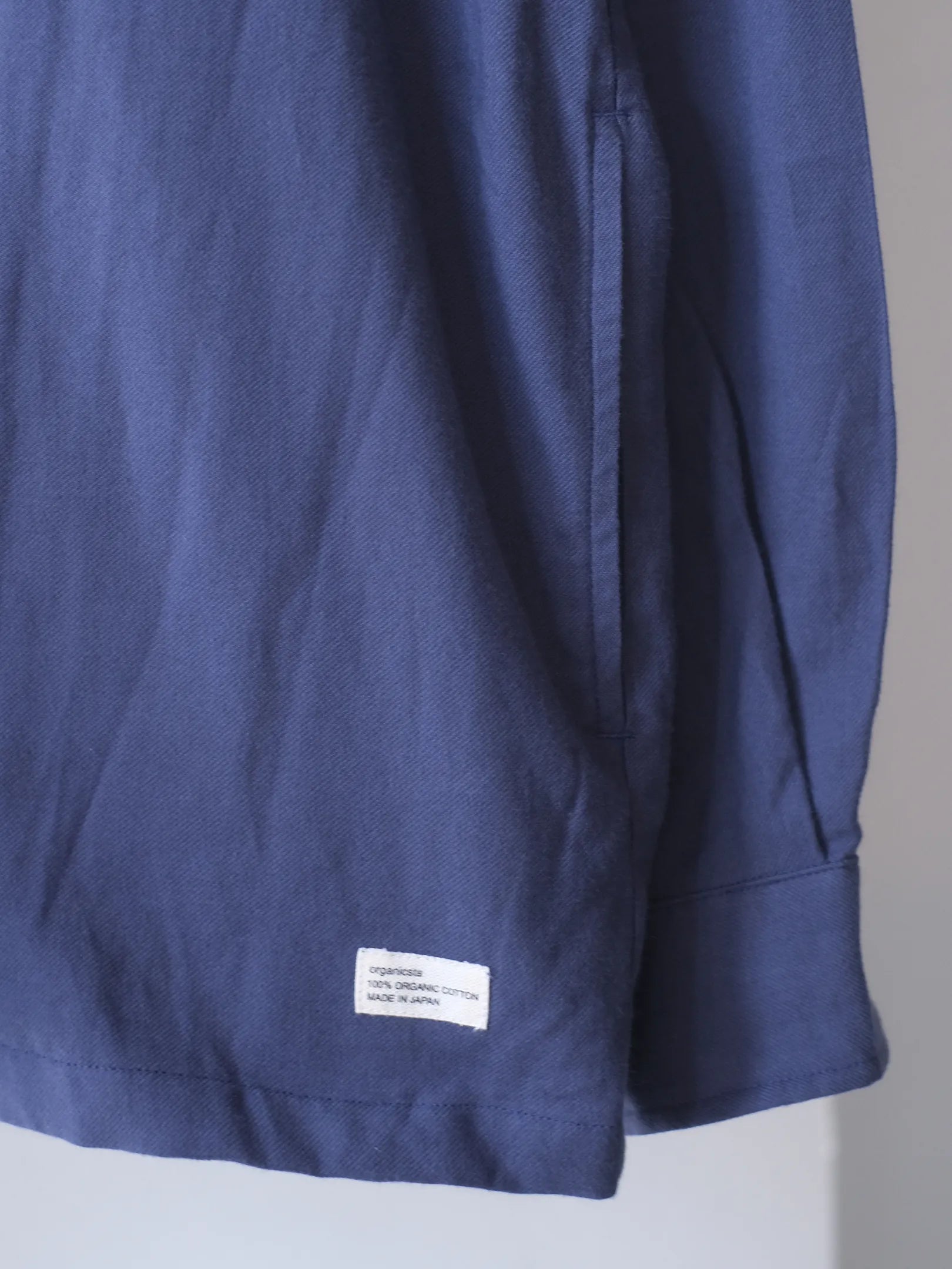 organicsta  "ORGANIC COTTON FLANNEL SHIRT JACKET(2colors)"