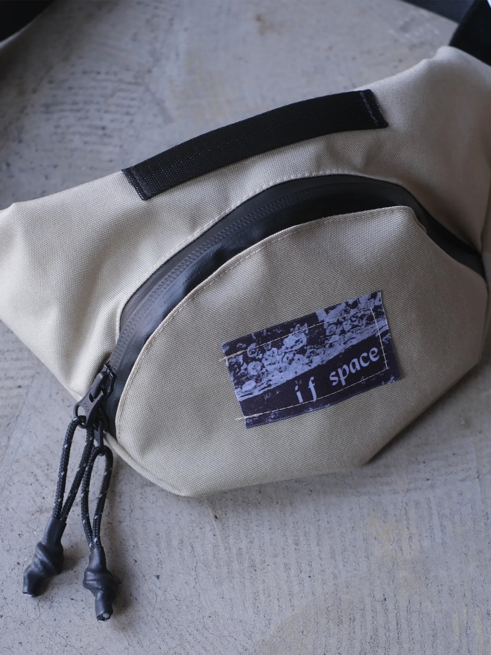 if space "Waist Mini Pack - Natural 600D Waterproof Nylon Canvas"