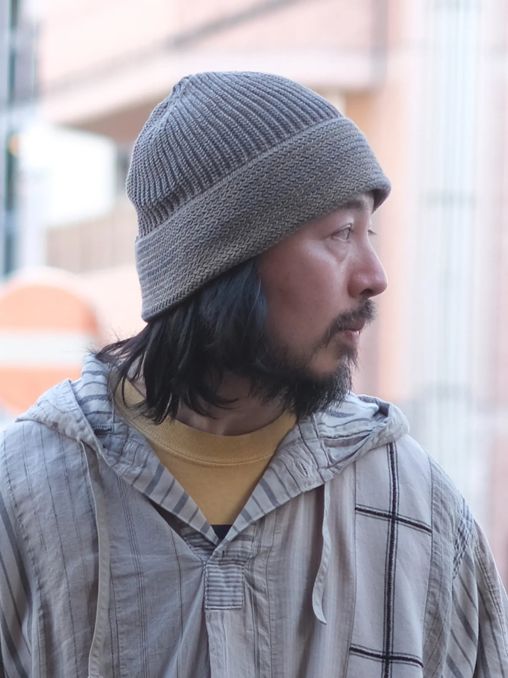 bou "Fade Tone Knit Hat(2colors)"