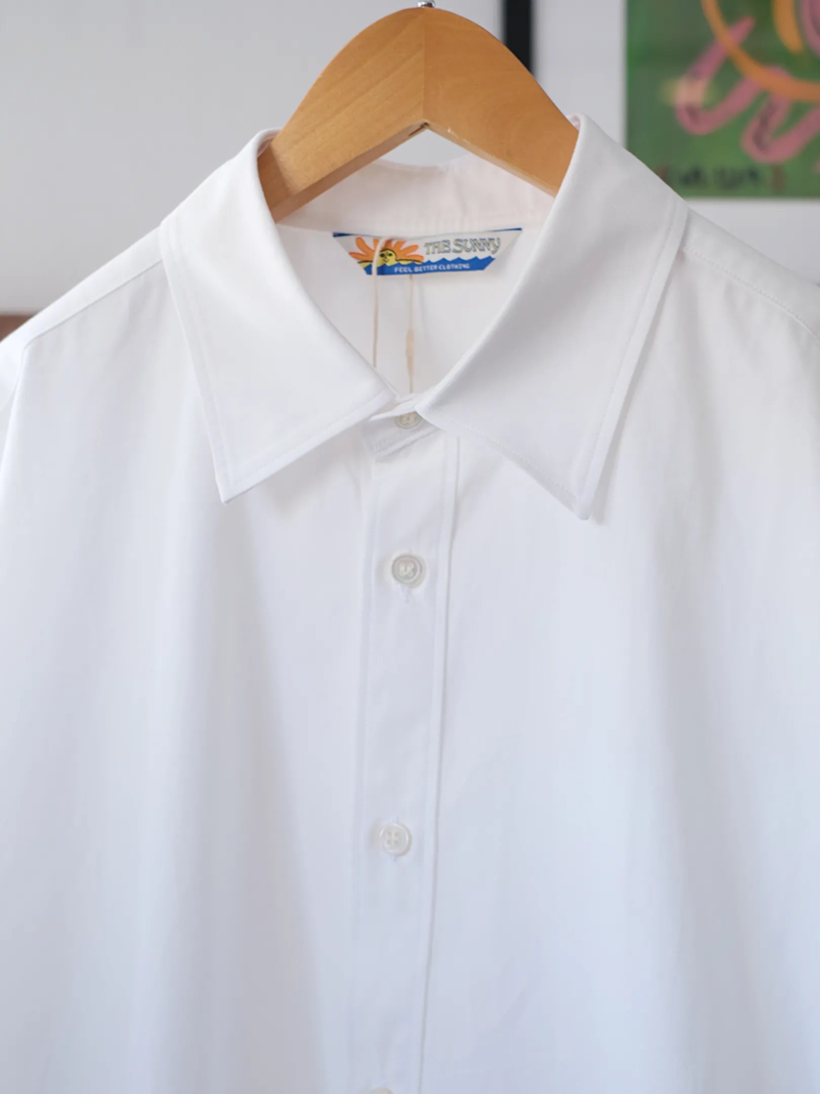 THE SUNNY "LUCKY BIG SHIRTS(WHITE)"