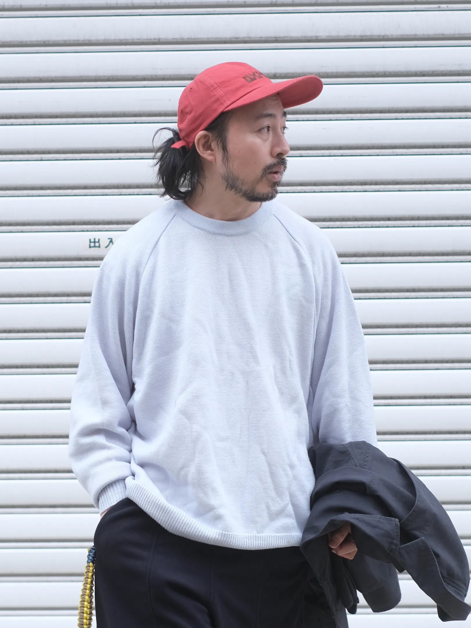 RIVER "CREW NECK KNIT LIGHT BLUE"