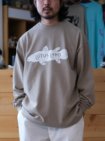 ★受注販売★LOTUSLAND "COELACANTH L/S TEE(SAND)"