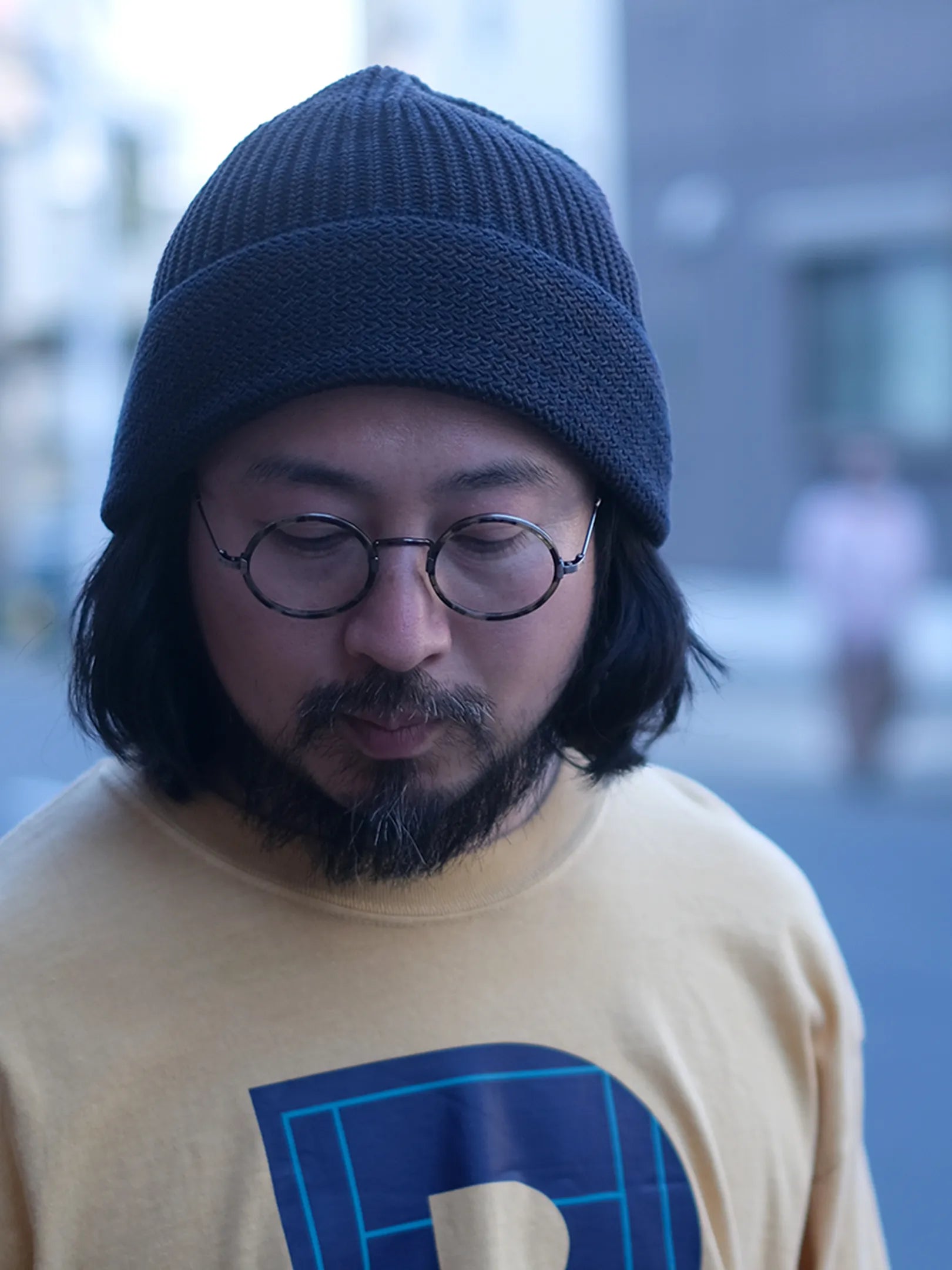 bou "Fade Tone Knit Hat(2colors)"