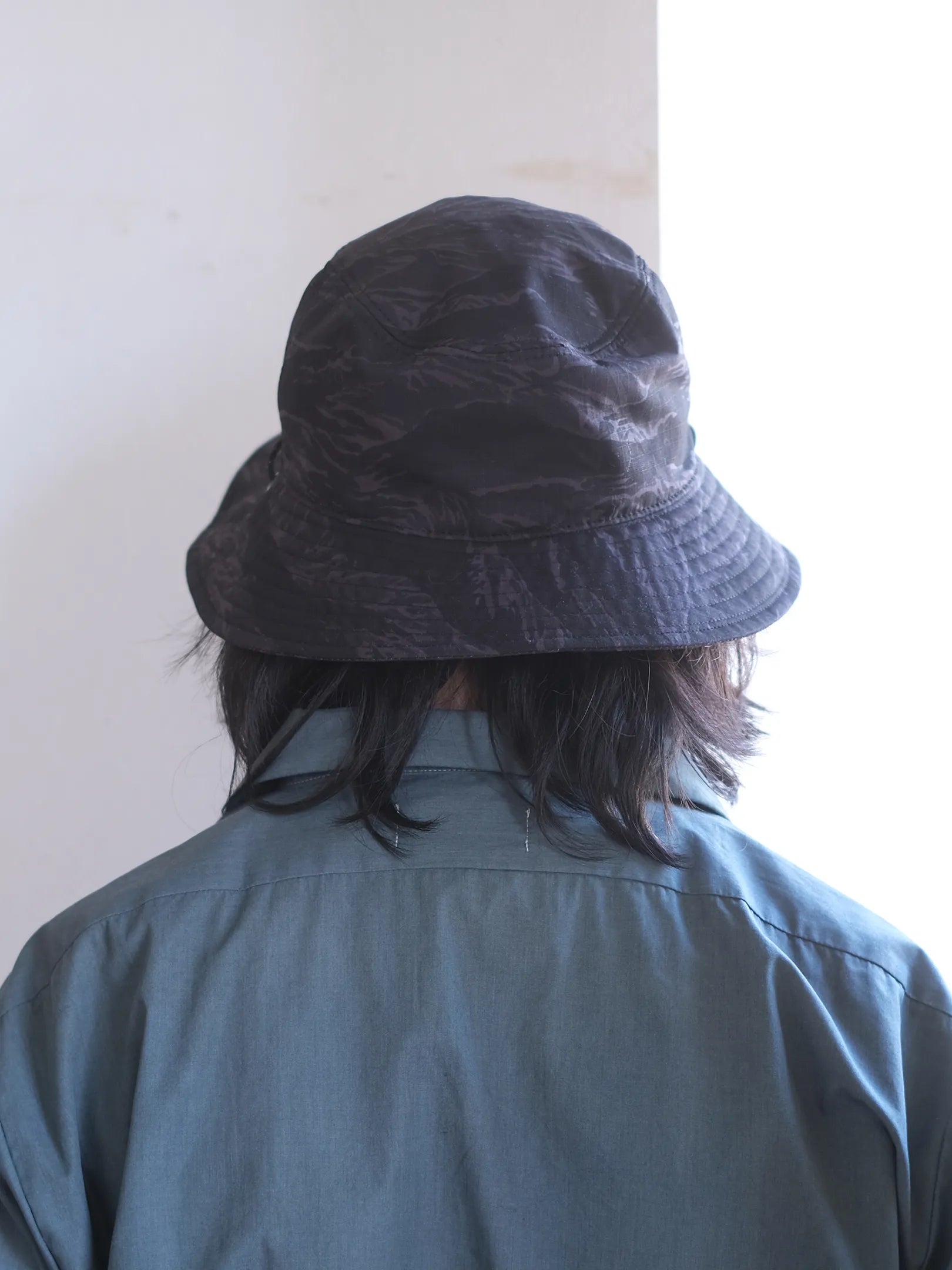 FOUND FEATHER "Sun Trek Hat // BLACK CAMO"