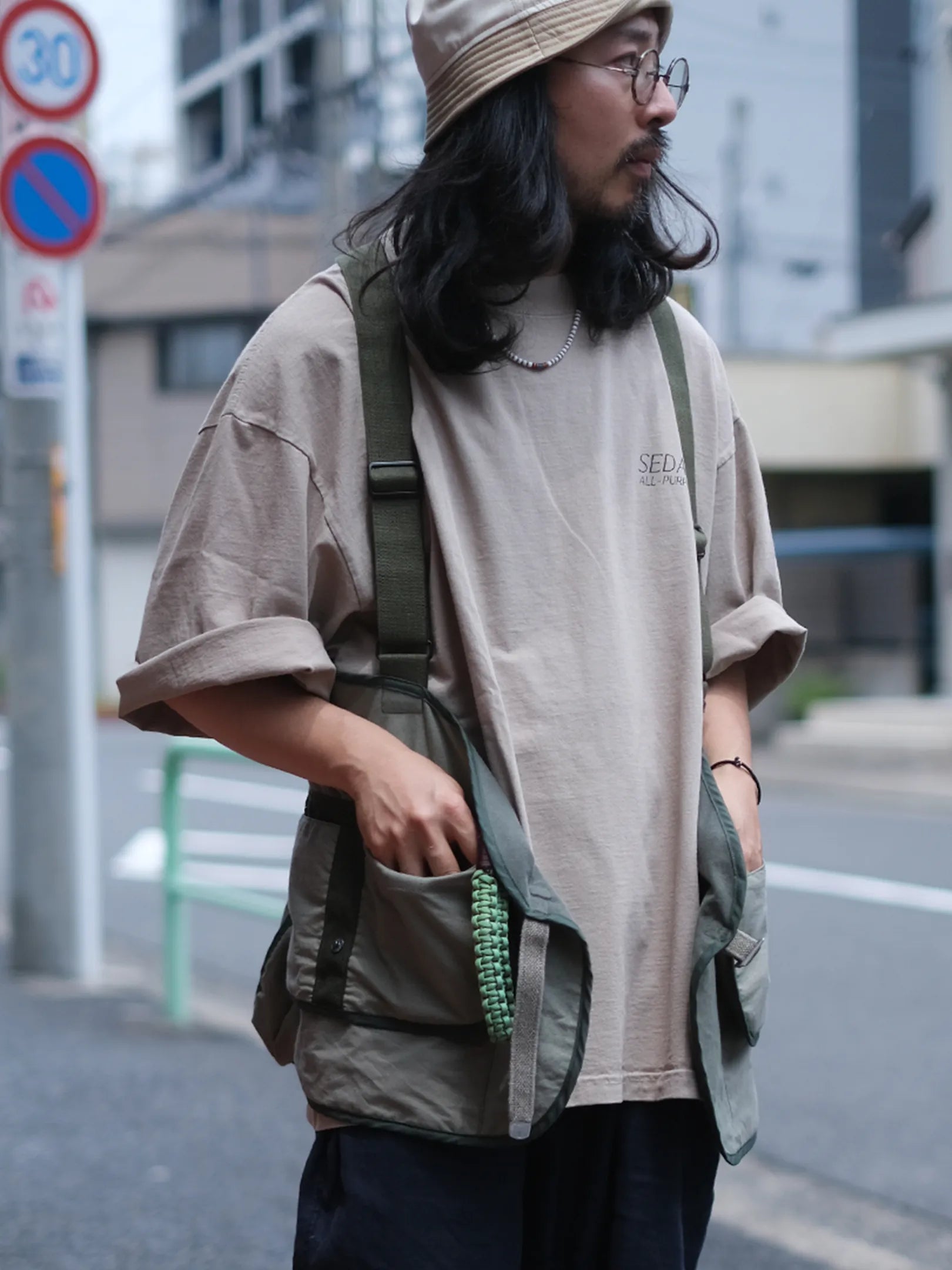 ARTE POVERA "オランダシェラフ染 REベスト&BAG 2way"