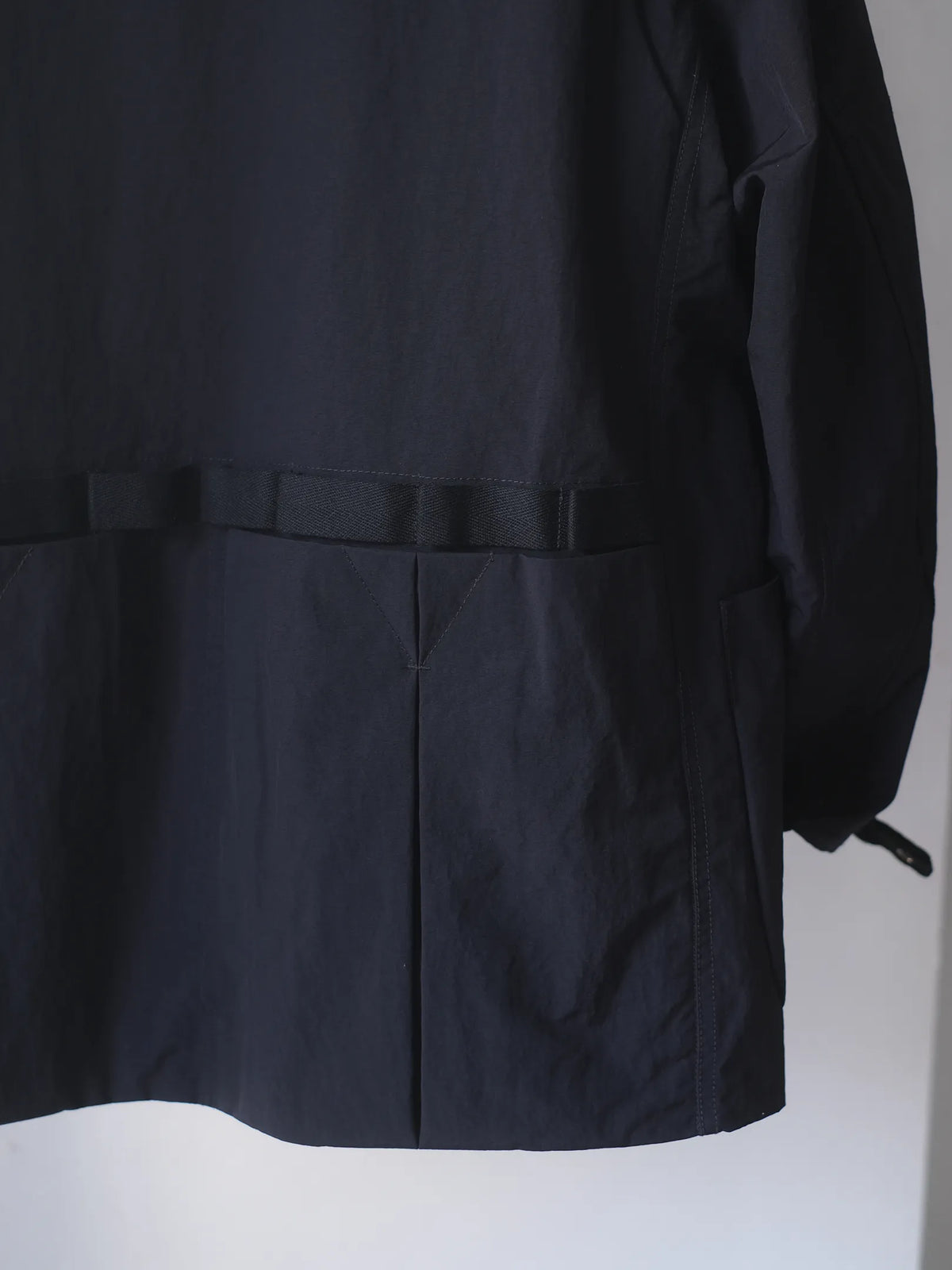 norbit by Hiroshi Nozawa "Salt-Shrinking Nylon Coverall JACKET(NAVY)"