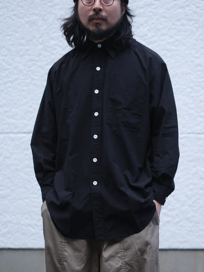 SOWBOW "蒼氓シャツ/G ROUND BOTTOM RC SHIRT(COTTON/SILK)"