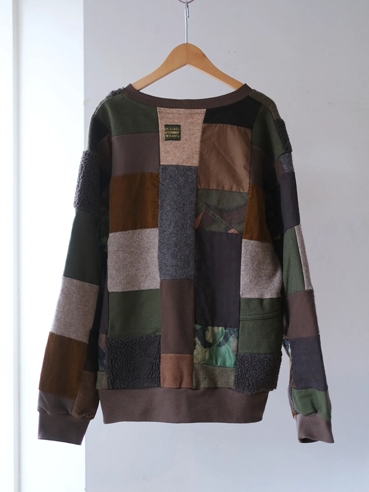 ARTE POVERA "ARMEE MIXファブリック RE-パッチワーククルースウェット"