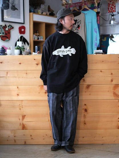 ★受注販売★LOTUSLAND "COELACANTH L/S TEE(BLACK)"