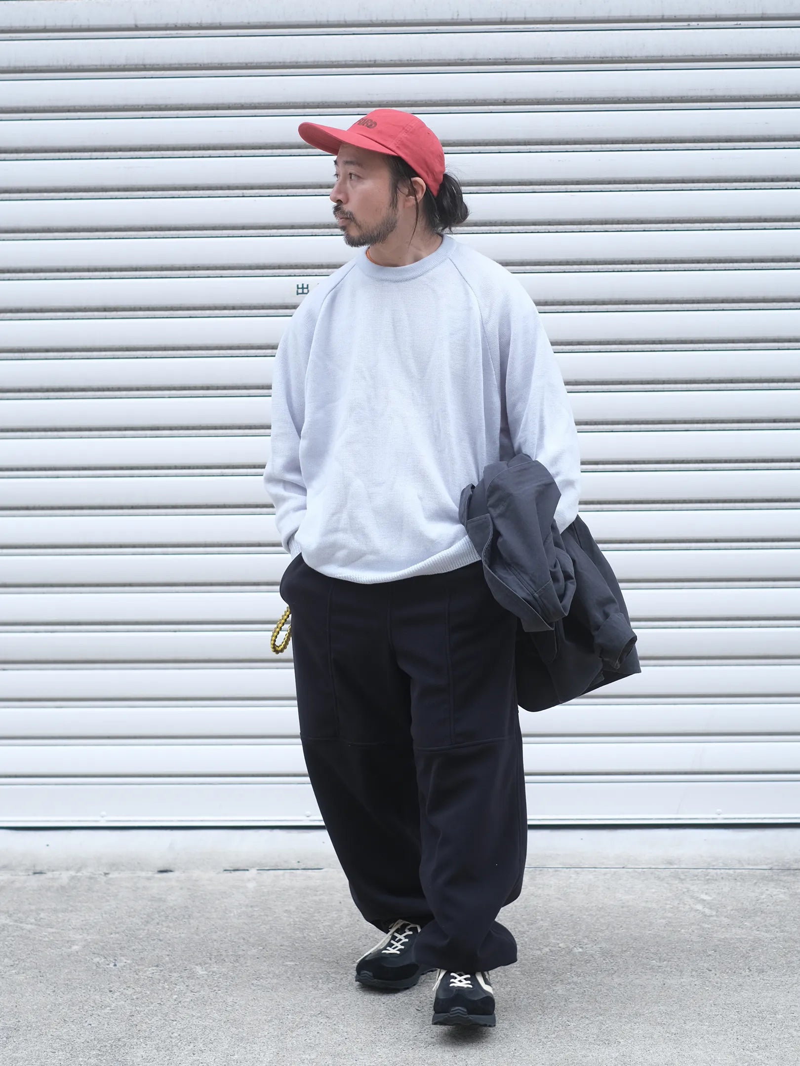 RIVER "CREW NECK KNIT LIGHT BLUE"