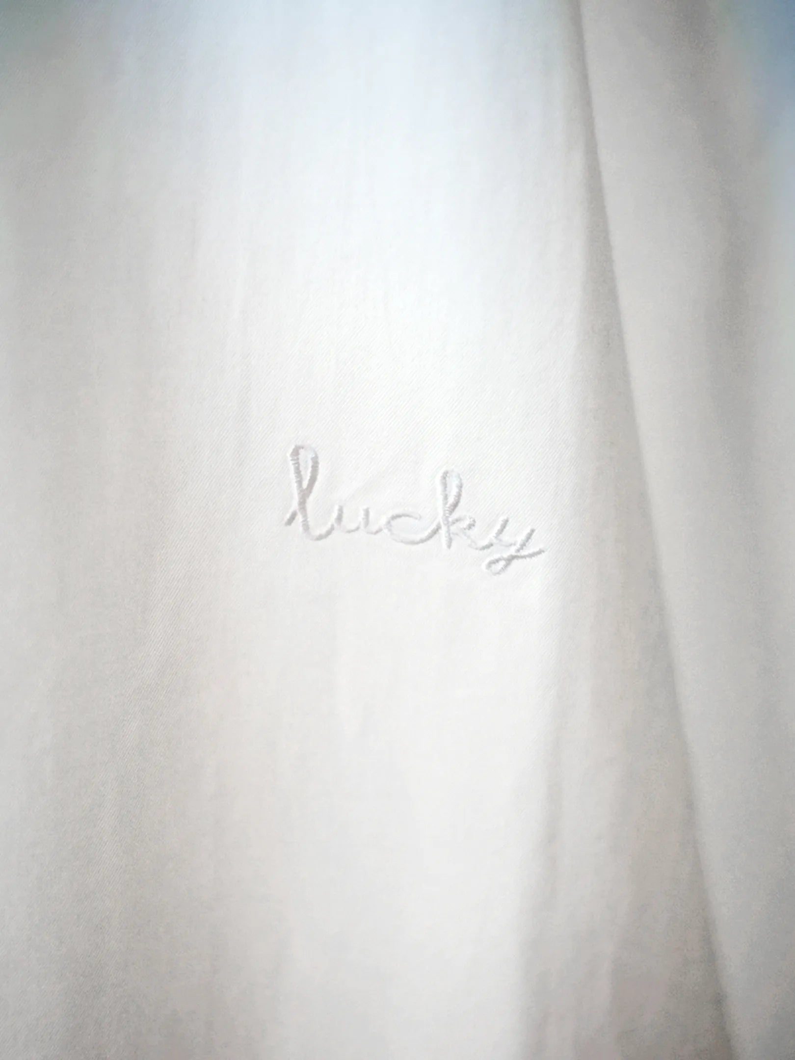 THE SUNNY "LUCKY BIG SHIRTS(WHITE)"