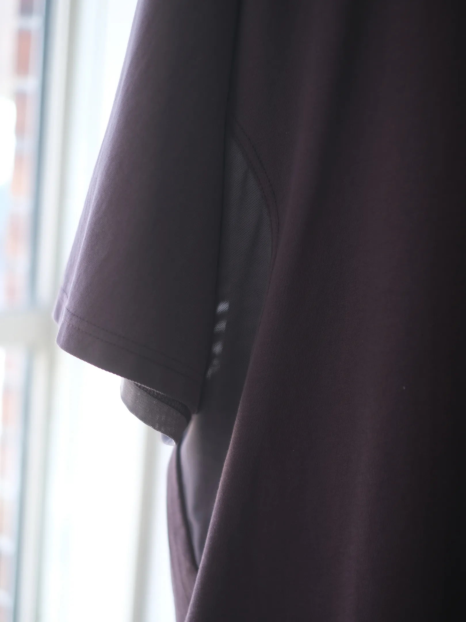 UNFRM "COTTON KNIT MESH RELAXED DOLMAN 6/10 PULLOVER(2colors)"