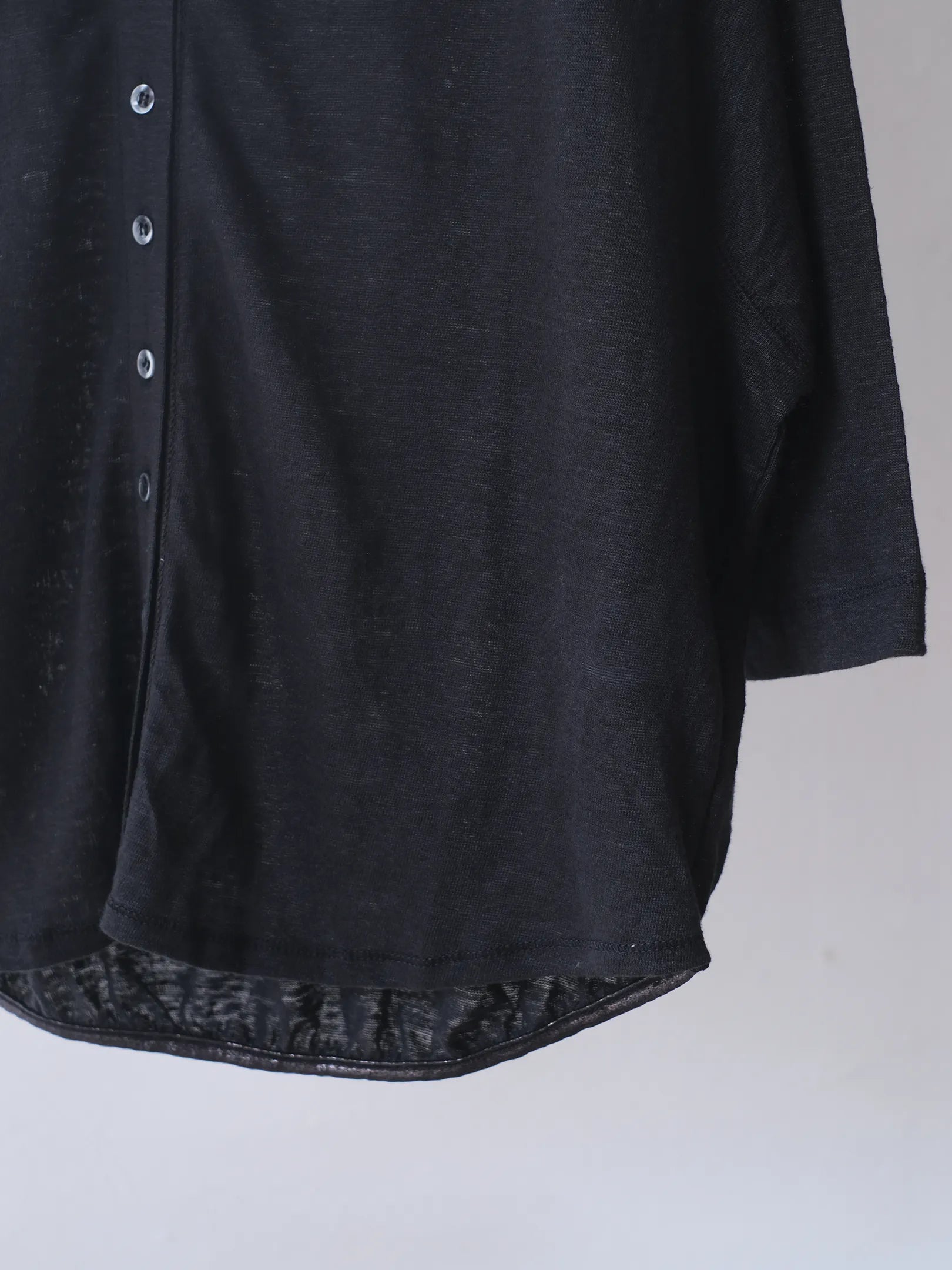 Kha:ki "LINEN 11B CARDIGAN"